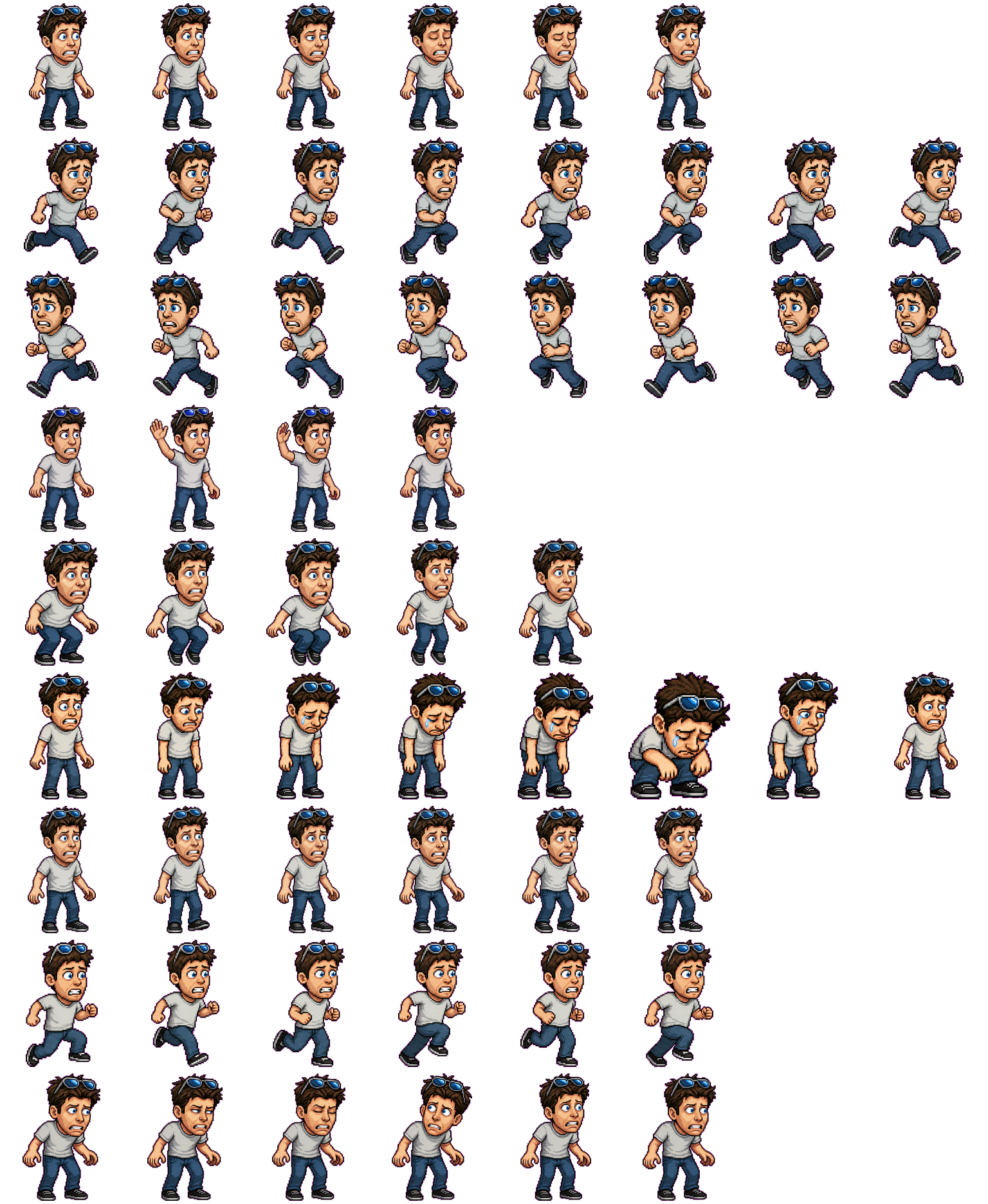 Mini Sama spritesheet preview