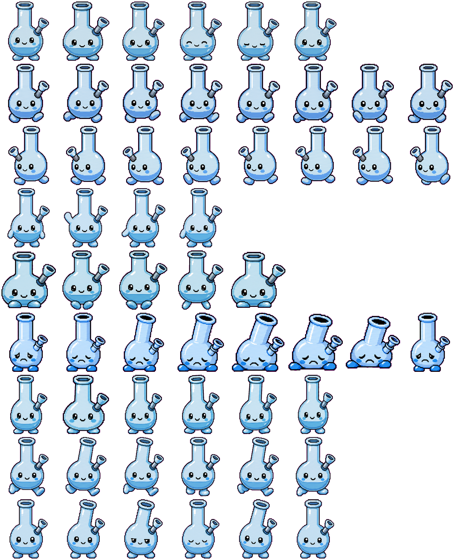 Water Bong spritesheet preview