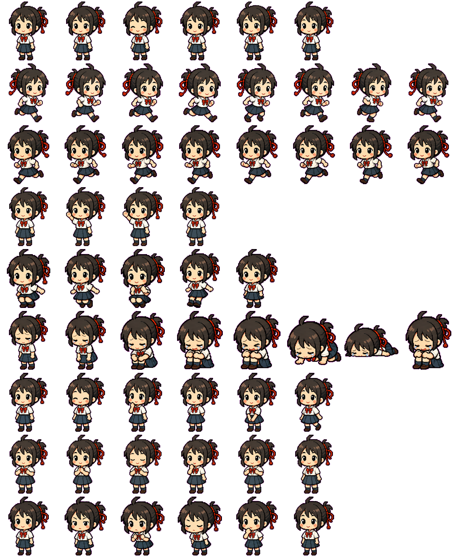 2-Mitsuha animated desktop pet preview for Codex Pet