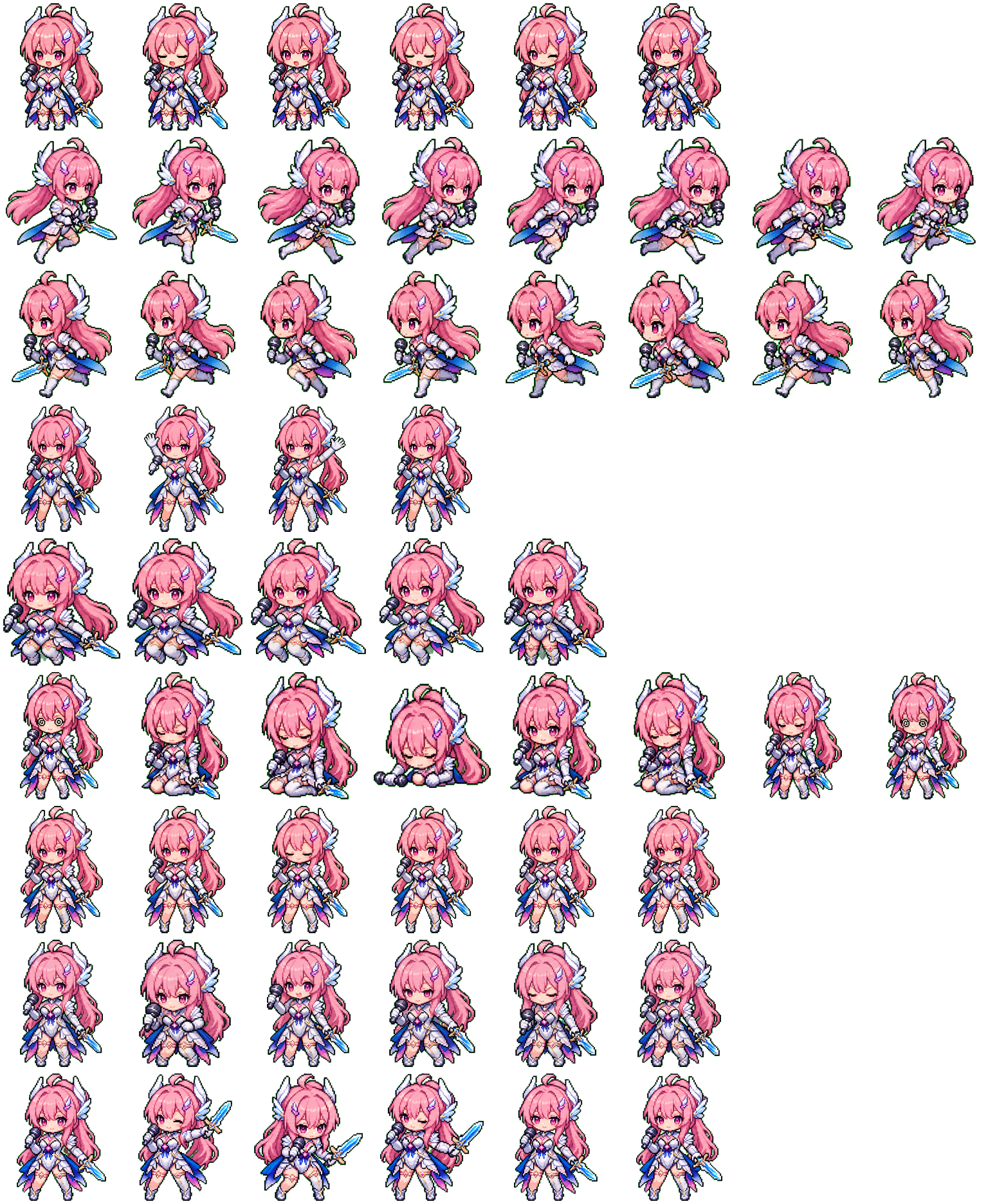 爱弥斯 spritesheet preview