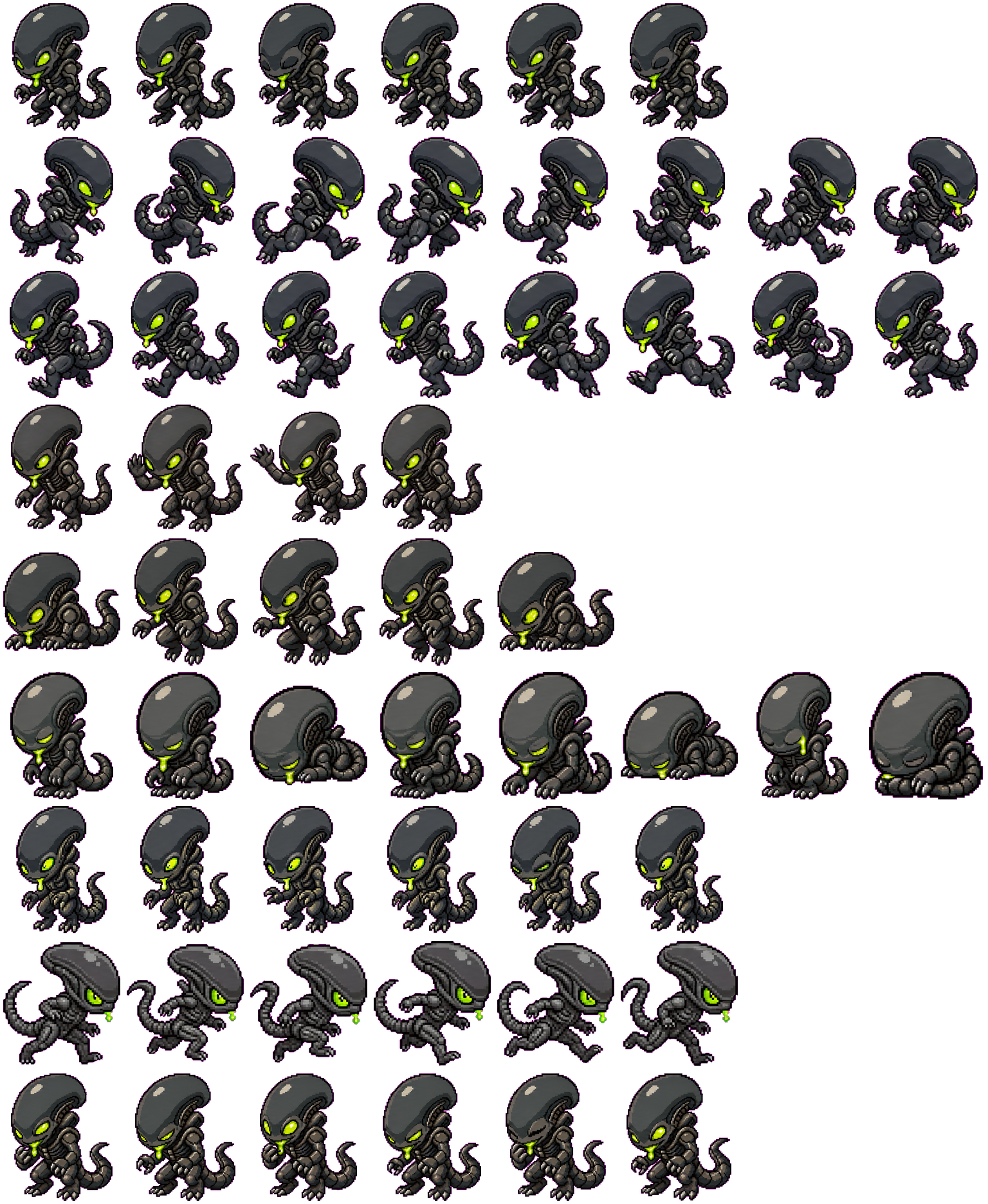 Acidling spritesheet preview