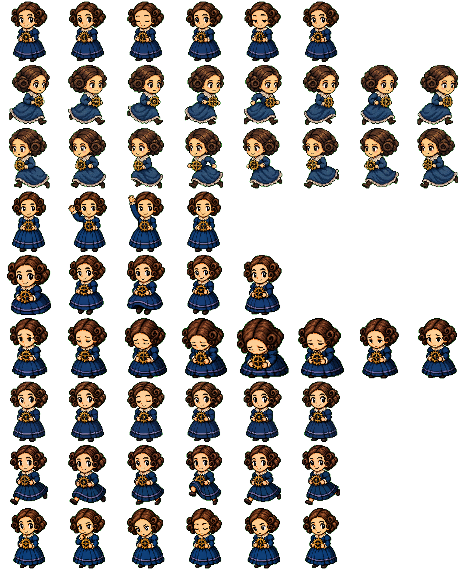 Ada Lovelace spritesheet preview