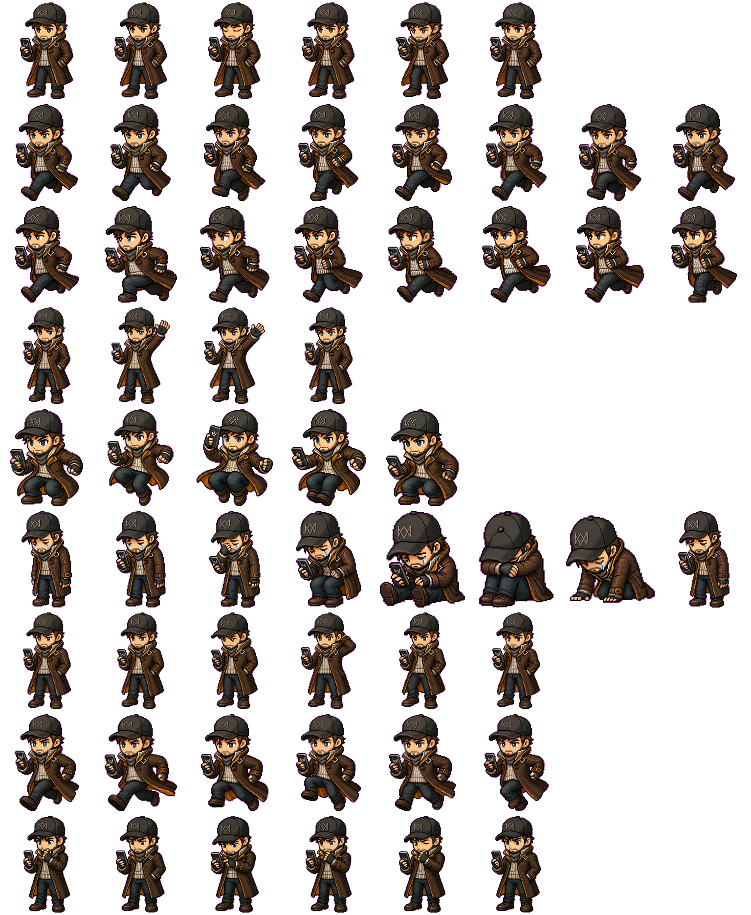 Aiden spritesheet preview