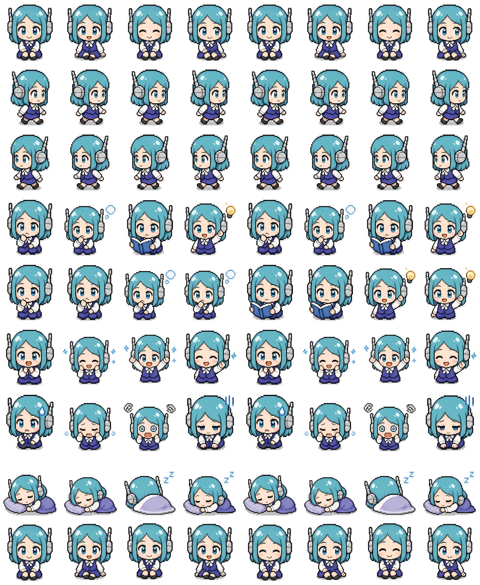 Aiko Codex Pet アニメーションデスクトップペットのプレビュー