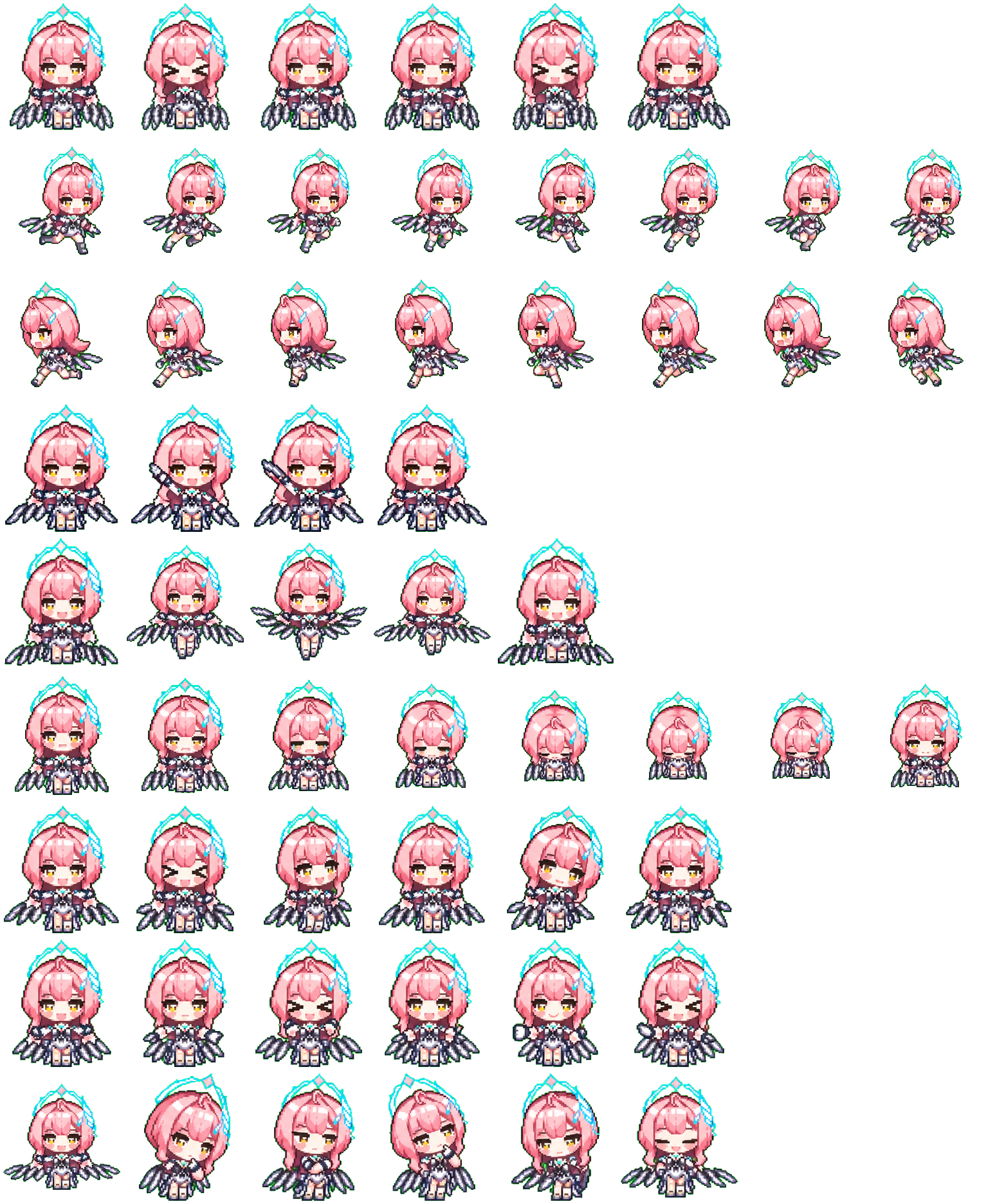 Aimisi spritesheet preview