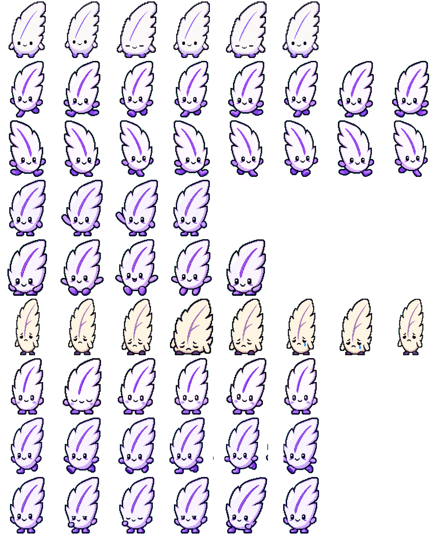 Feather spritesheet preview