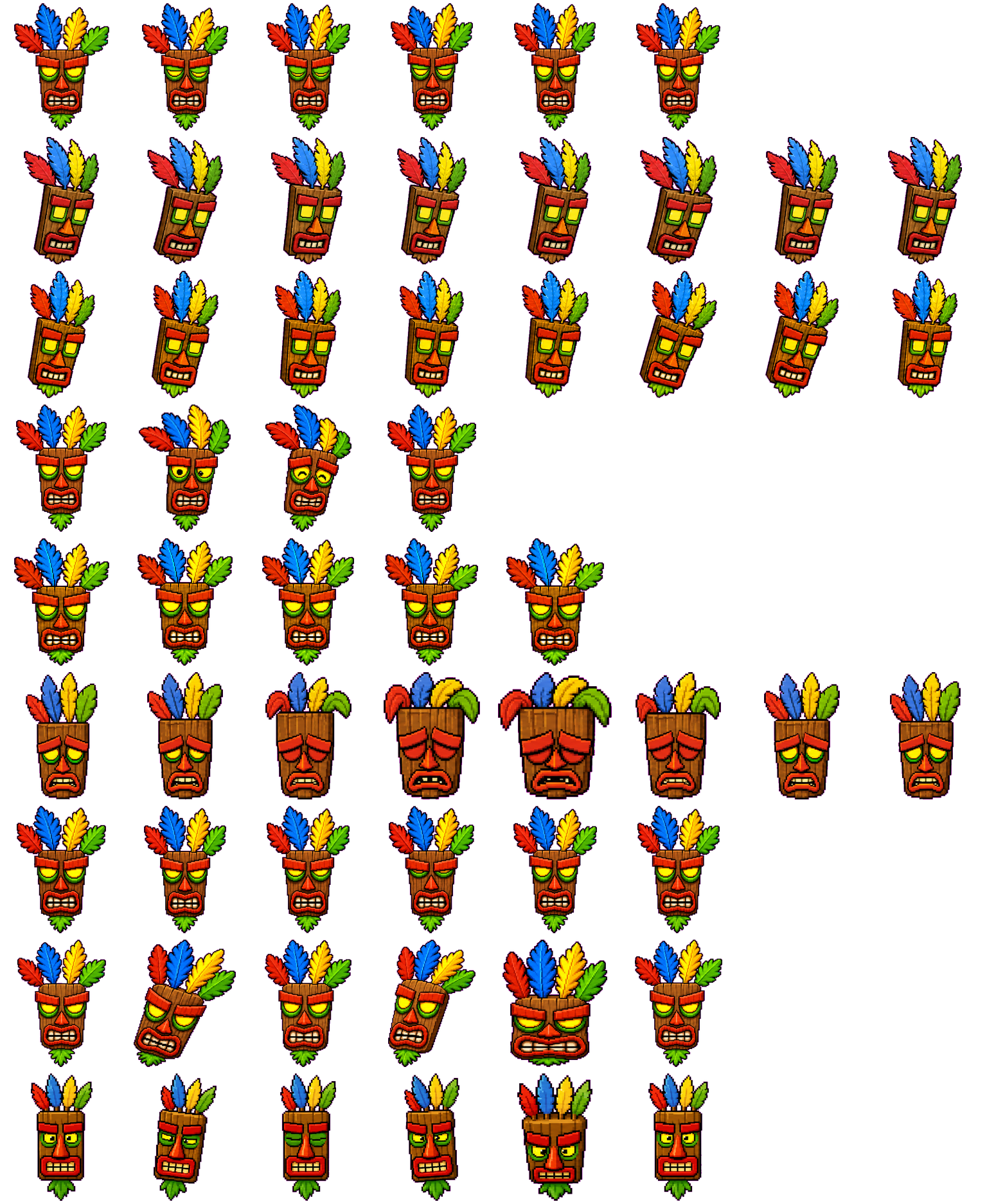 Aku spritesheet preview