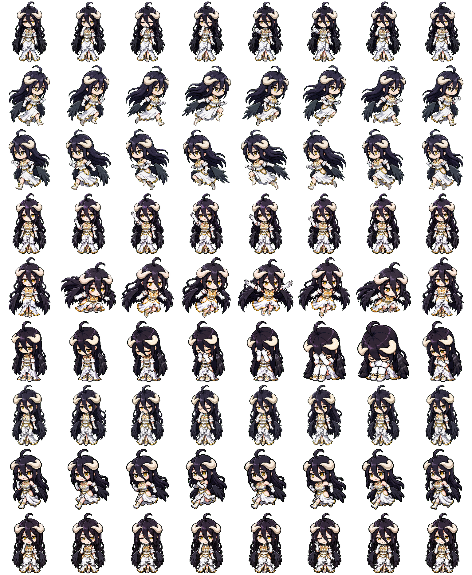 雅儿贝德 spritesheet preview