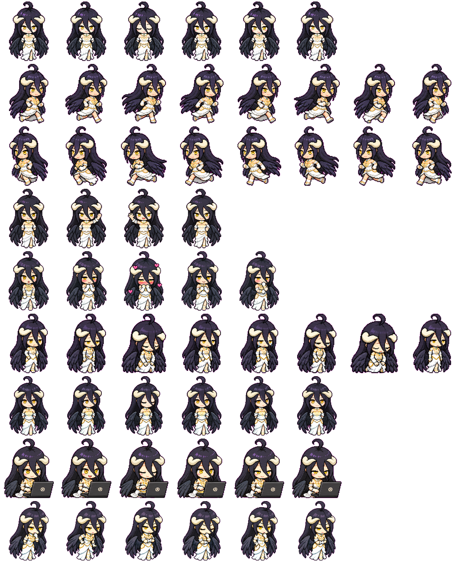 Albedo animated desktop pet preview for Codex Pet