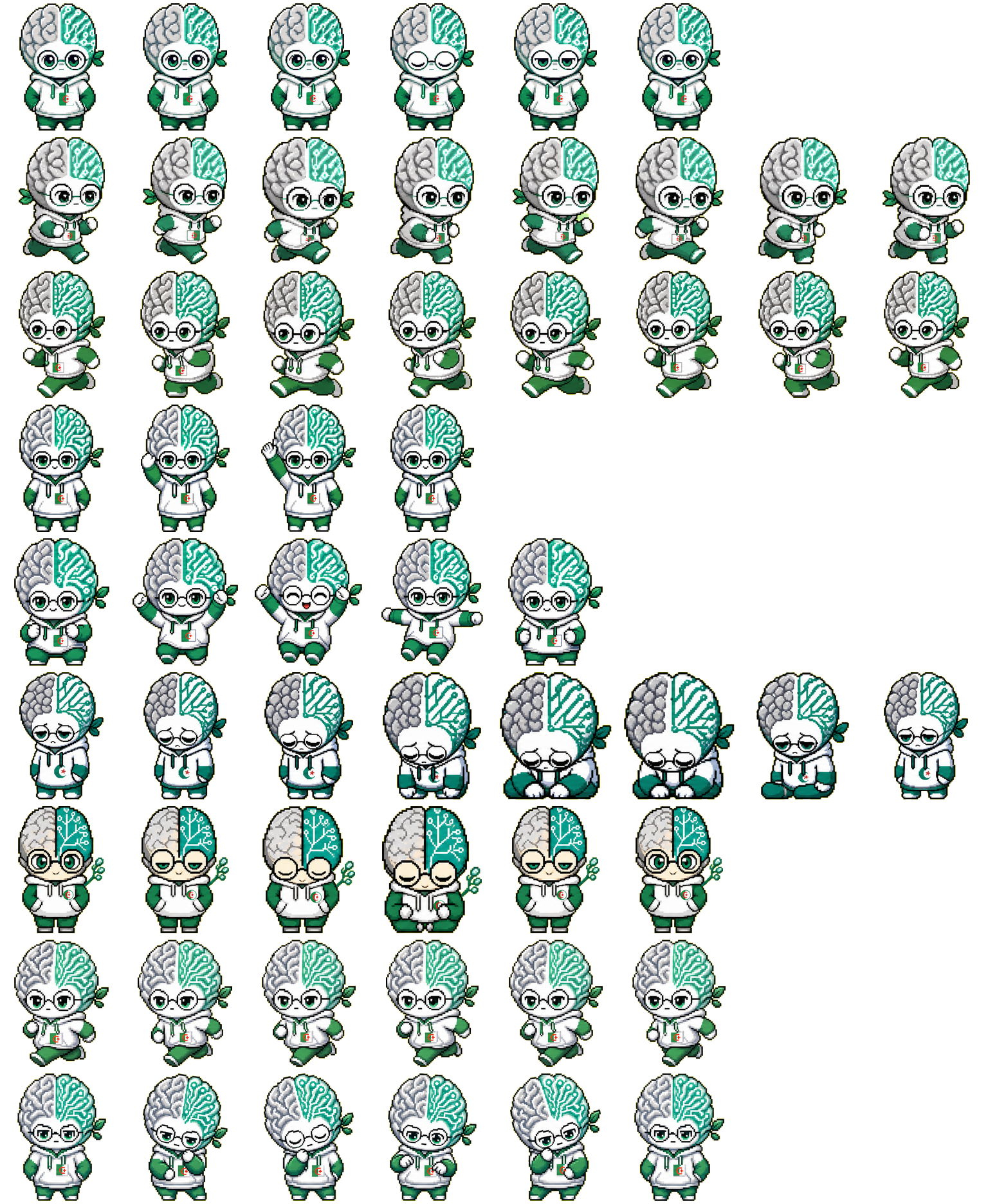 Algerian Dev spritesheet preview