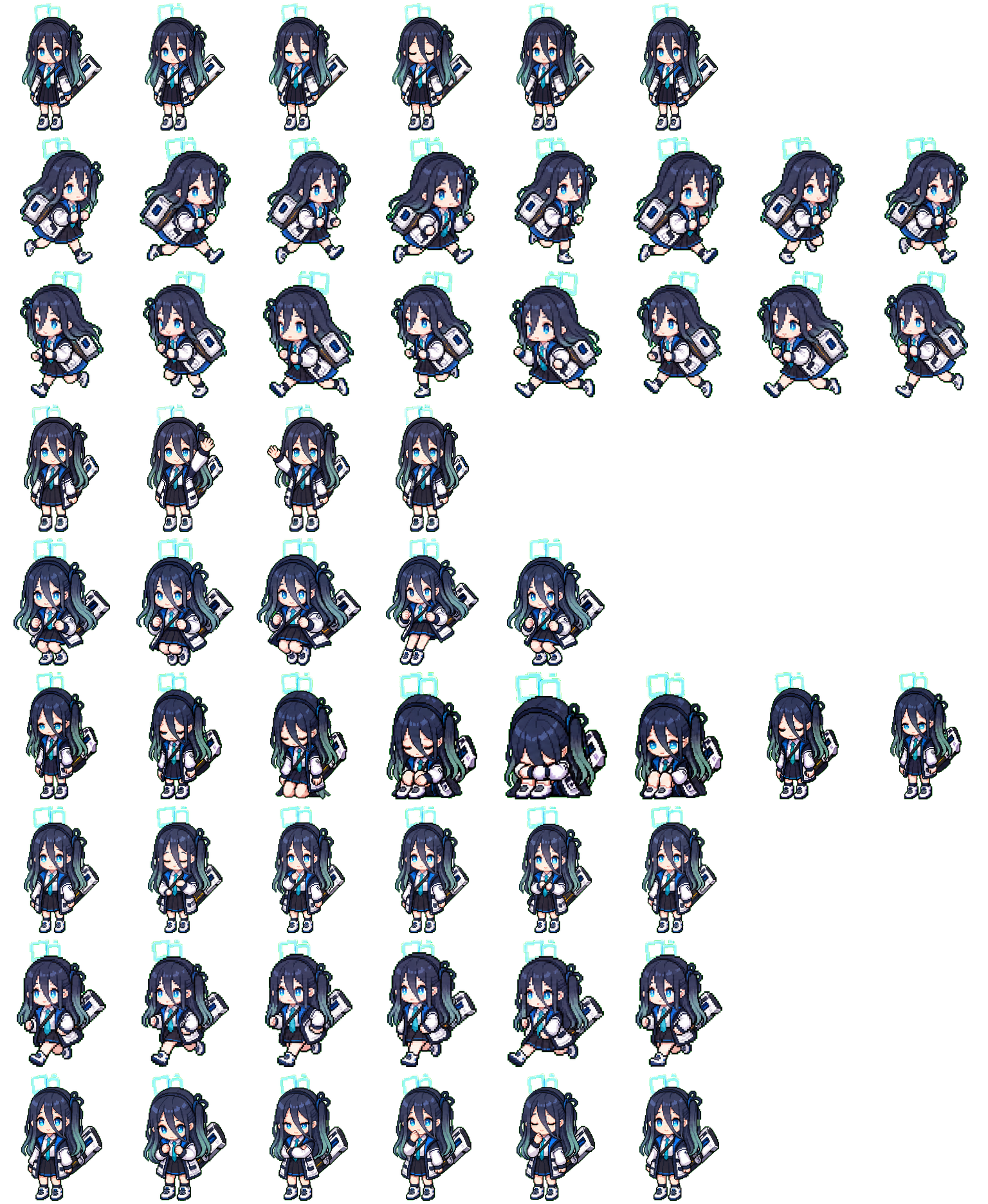 アリス spritesheet preview
