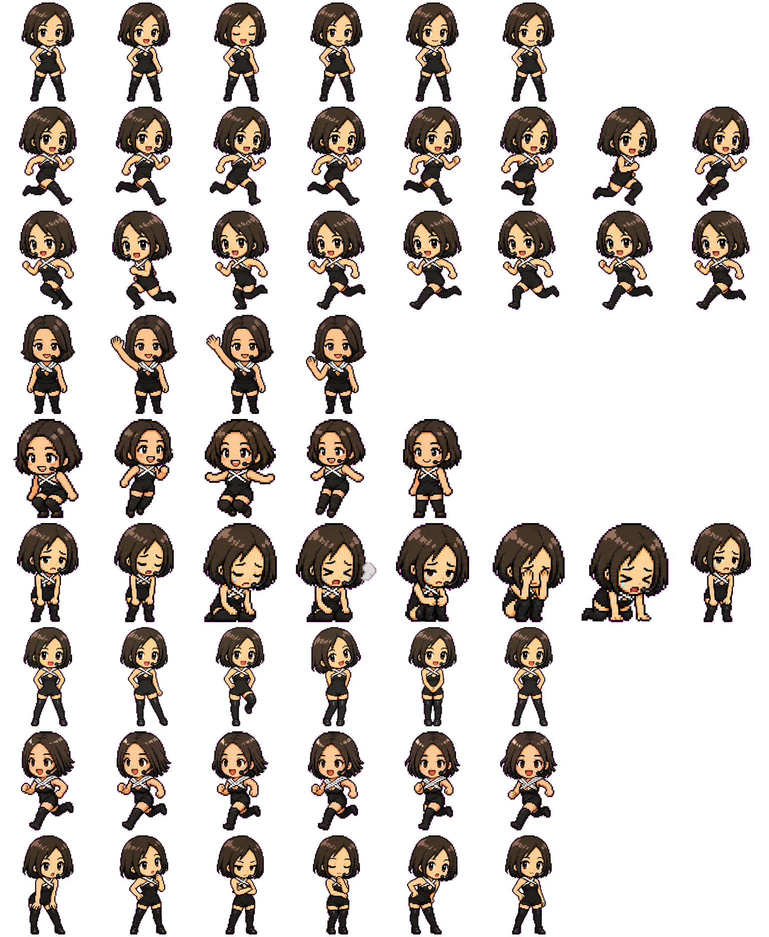 Alizee spritesheet preview