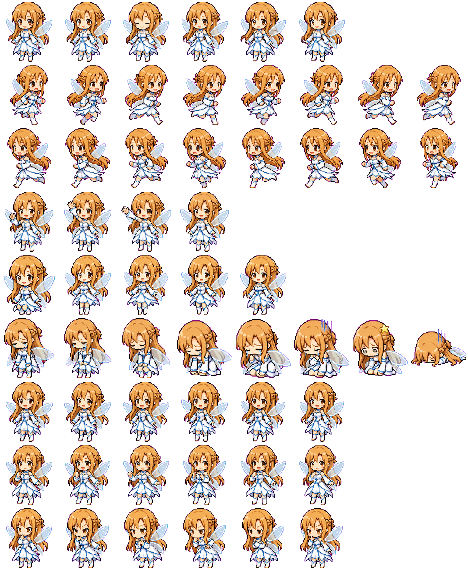 ALO Asuna spritesheet preview