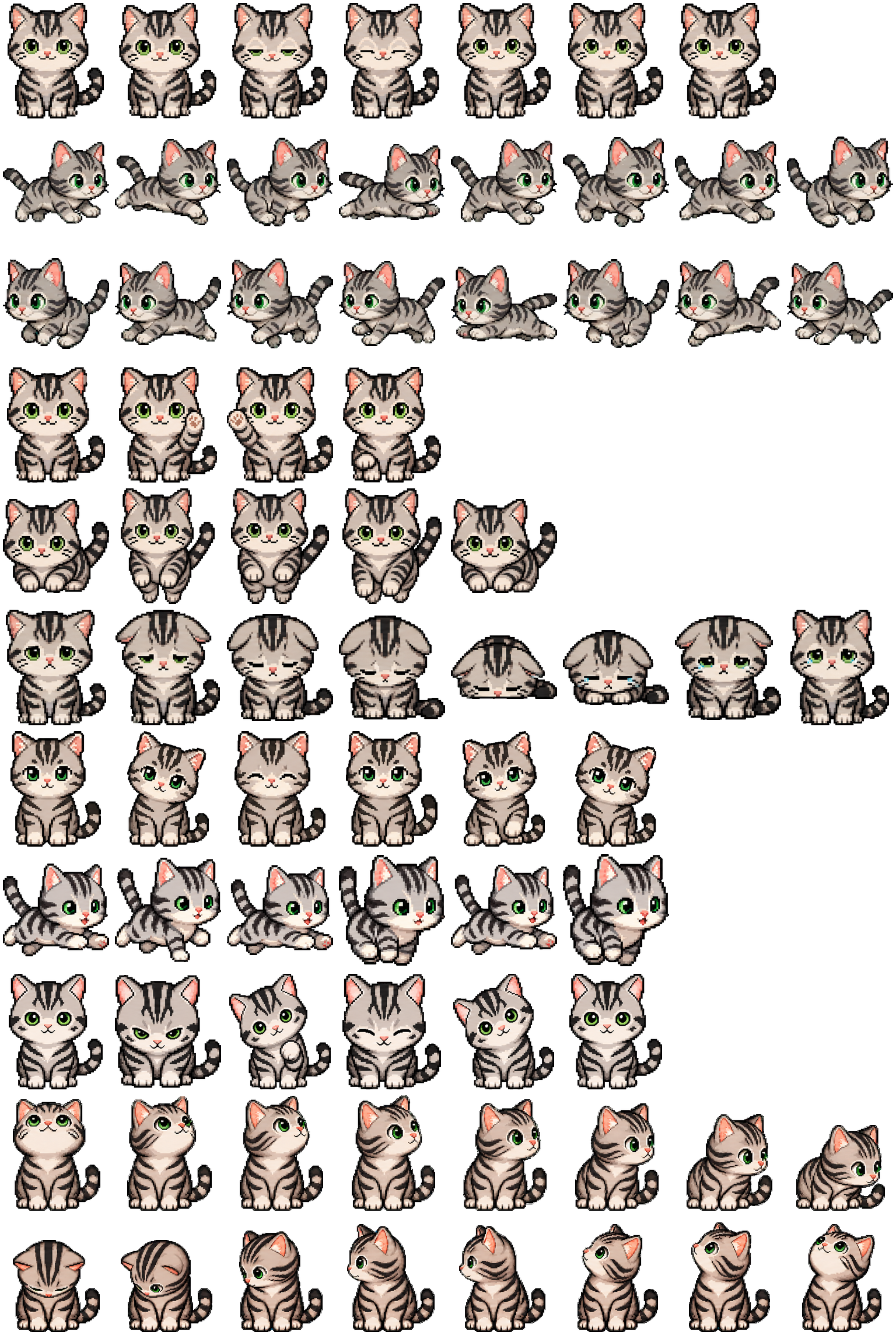 American Shorthair Codex Pet アニメーションデスクトップペットのプレビュー