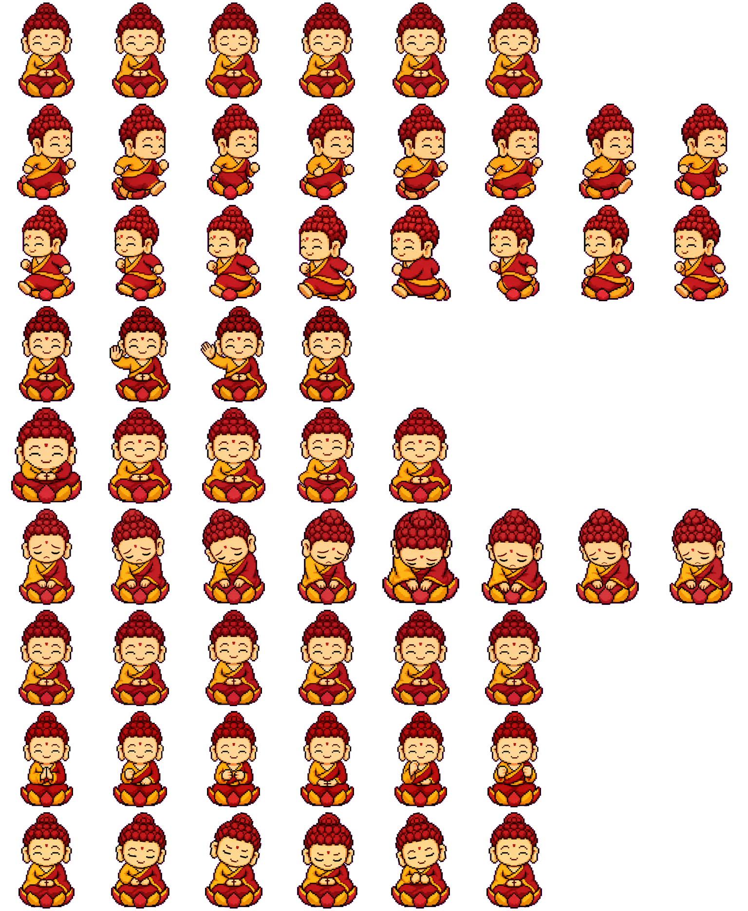 Amitabha animated desktop pet preview for Codex Pet