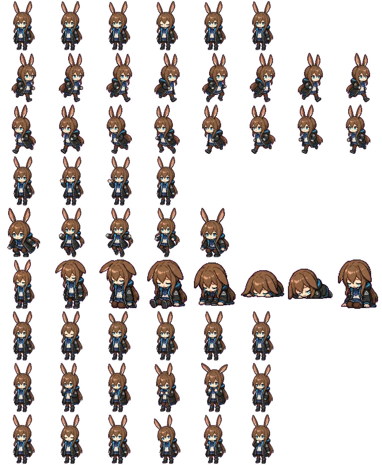 Amiya spritesheet preview