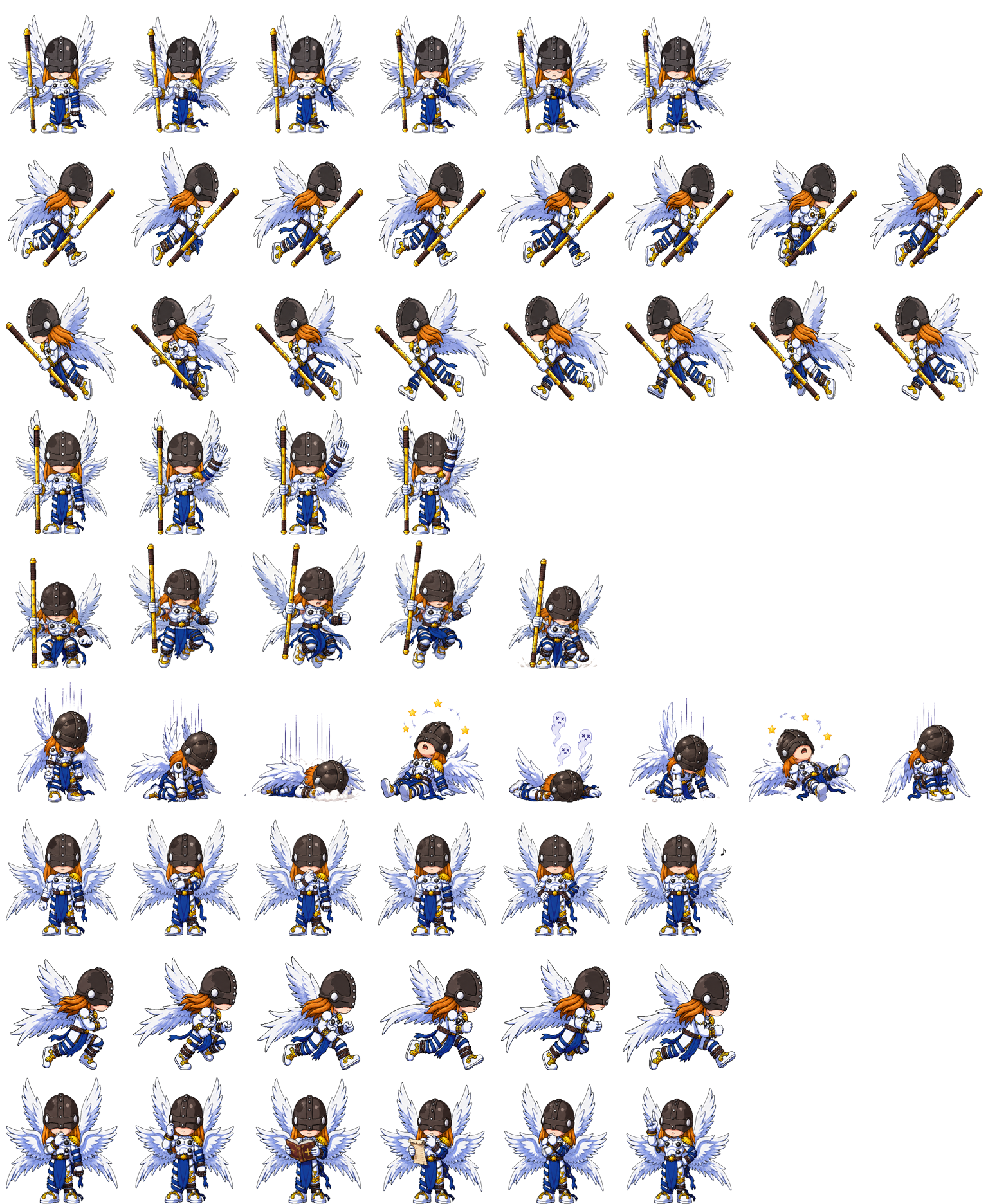 Angemom spritesheet preview