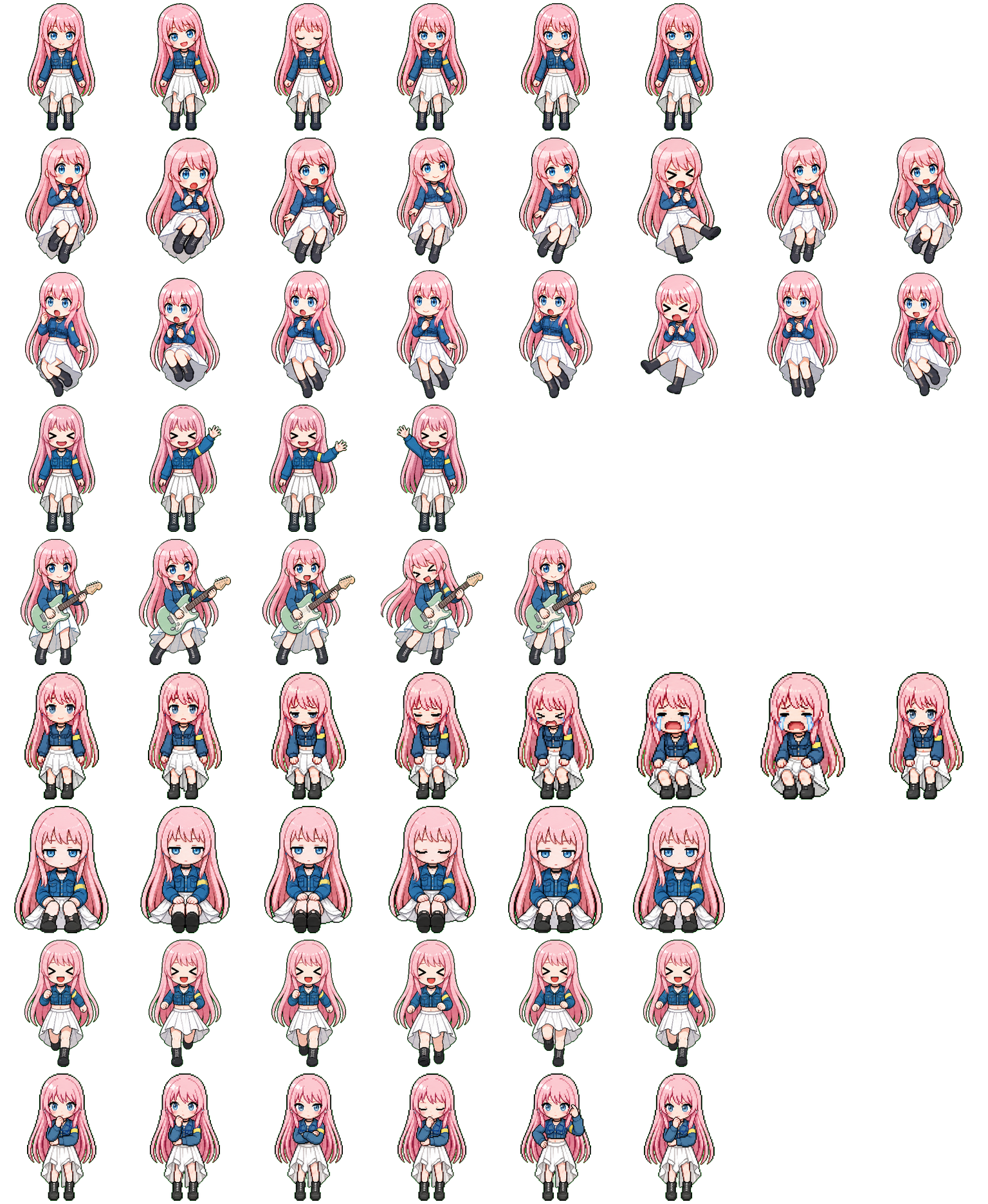 Anon Chihaya animated desktop pet preview for Codex Pet