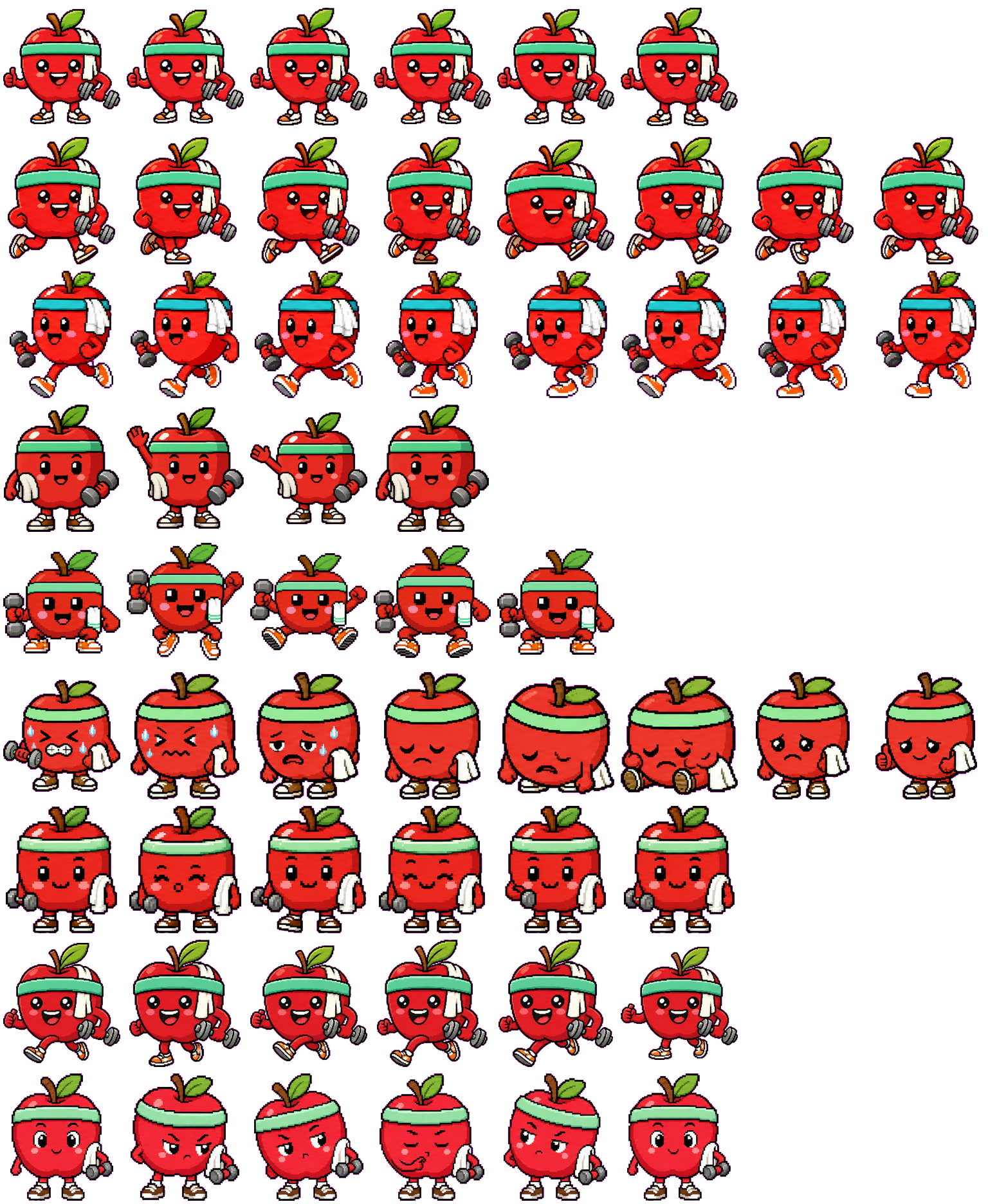 Apple Flex spritesheet preview