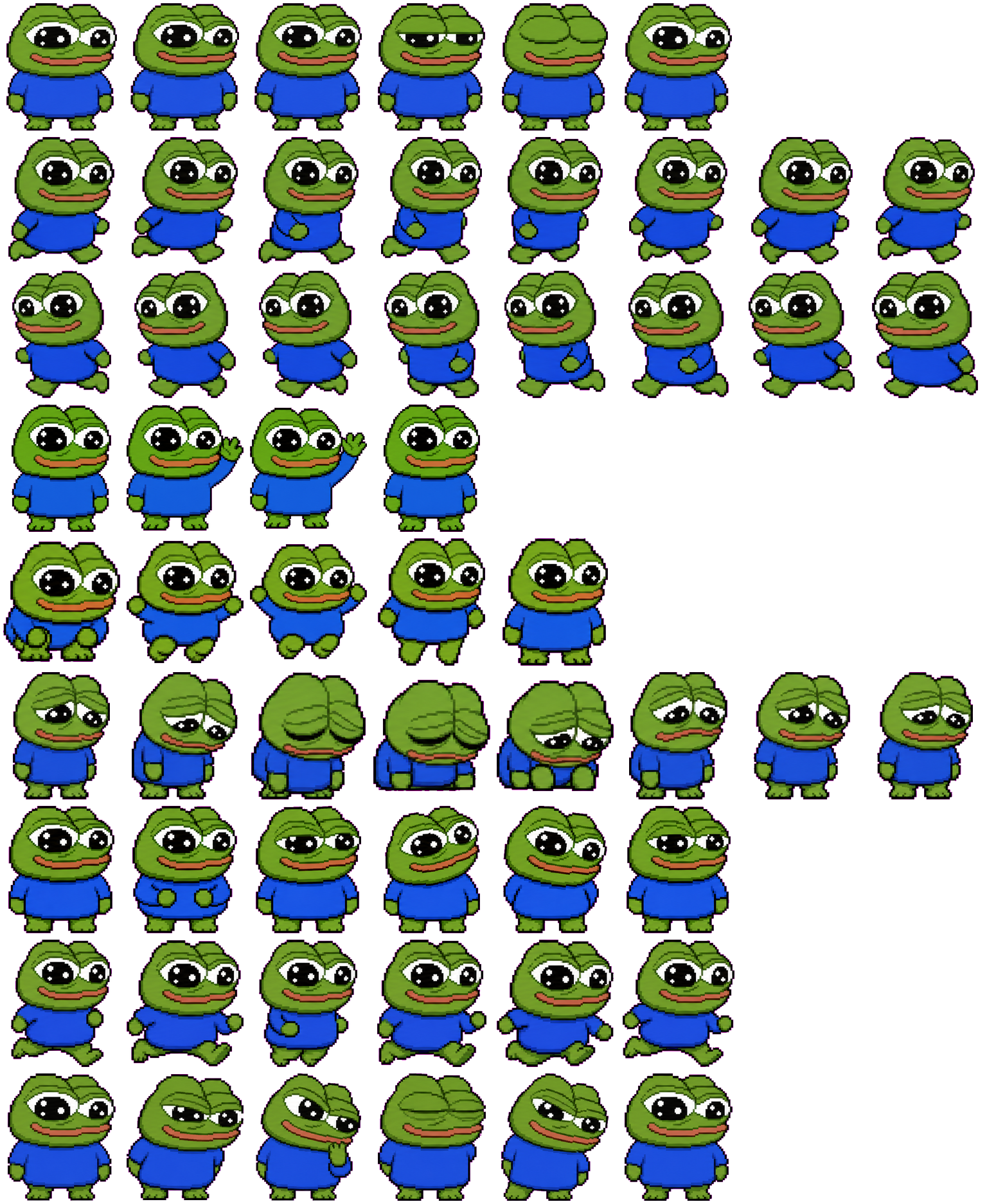 Pepe spritesheet preview