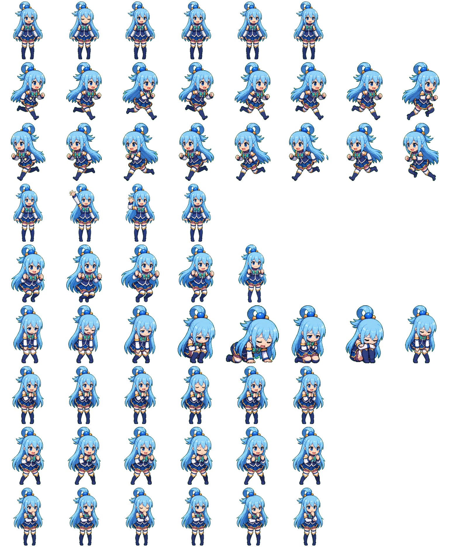 Aqua Codex Pet アニメーションデスクトップペットのプレビュー