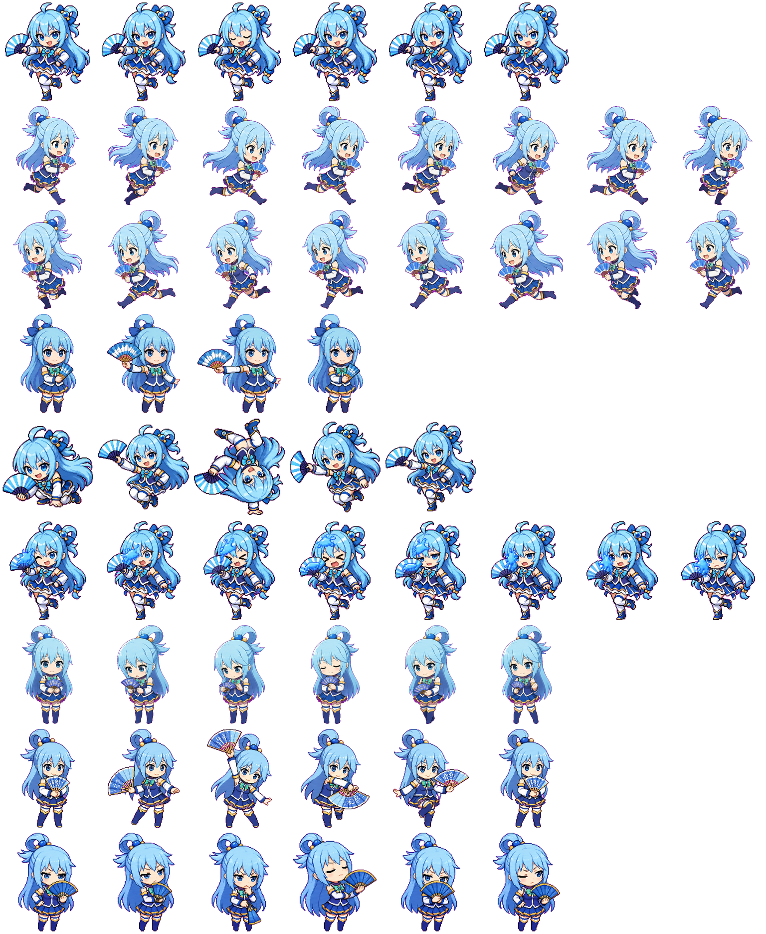 Aqua animated desktop pet preview for Codex Pet