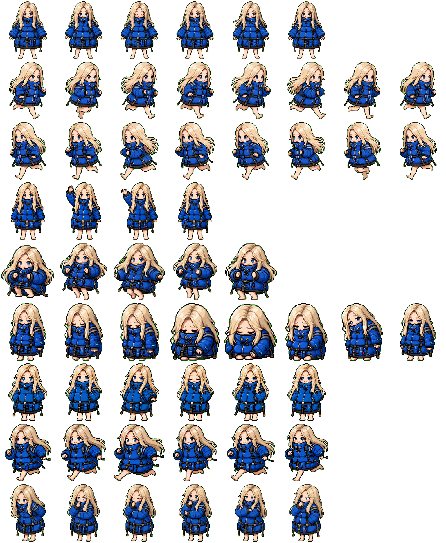 Diana spritesheet preview