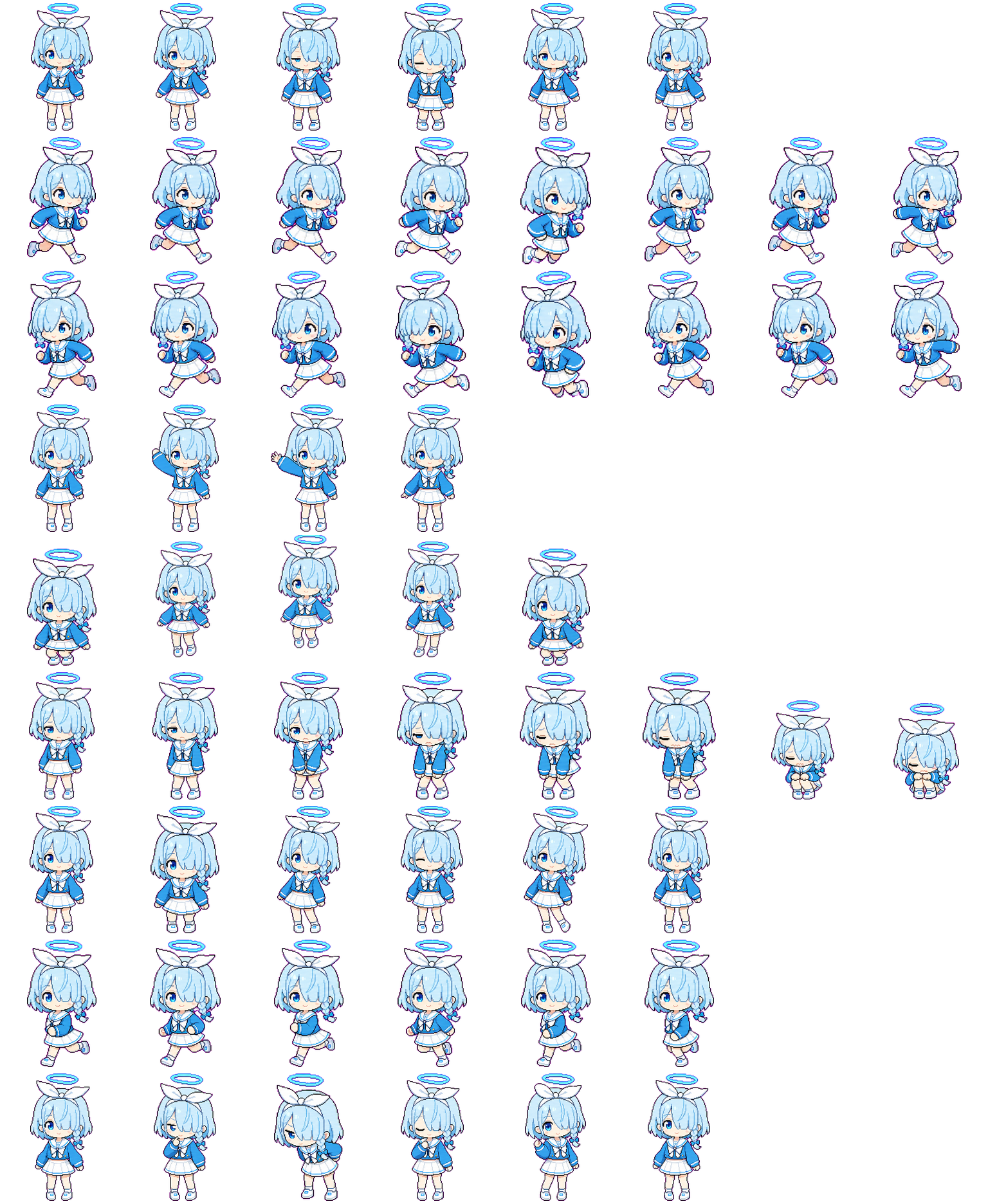 Arona spritesheet preview