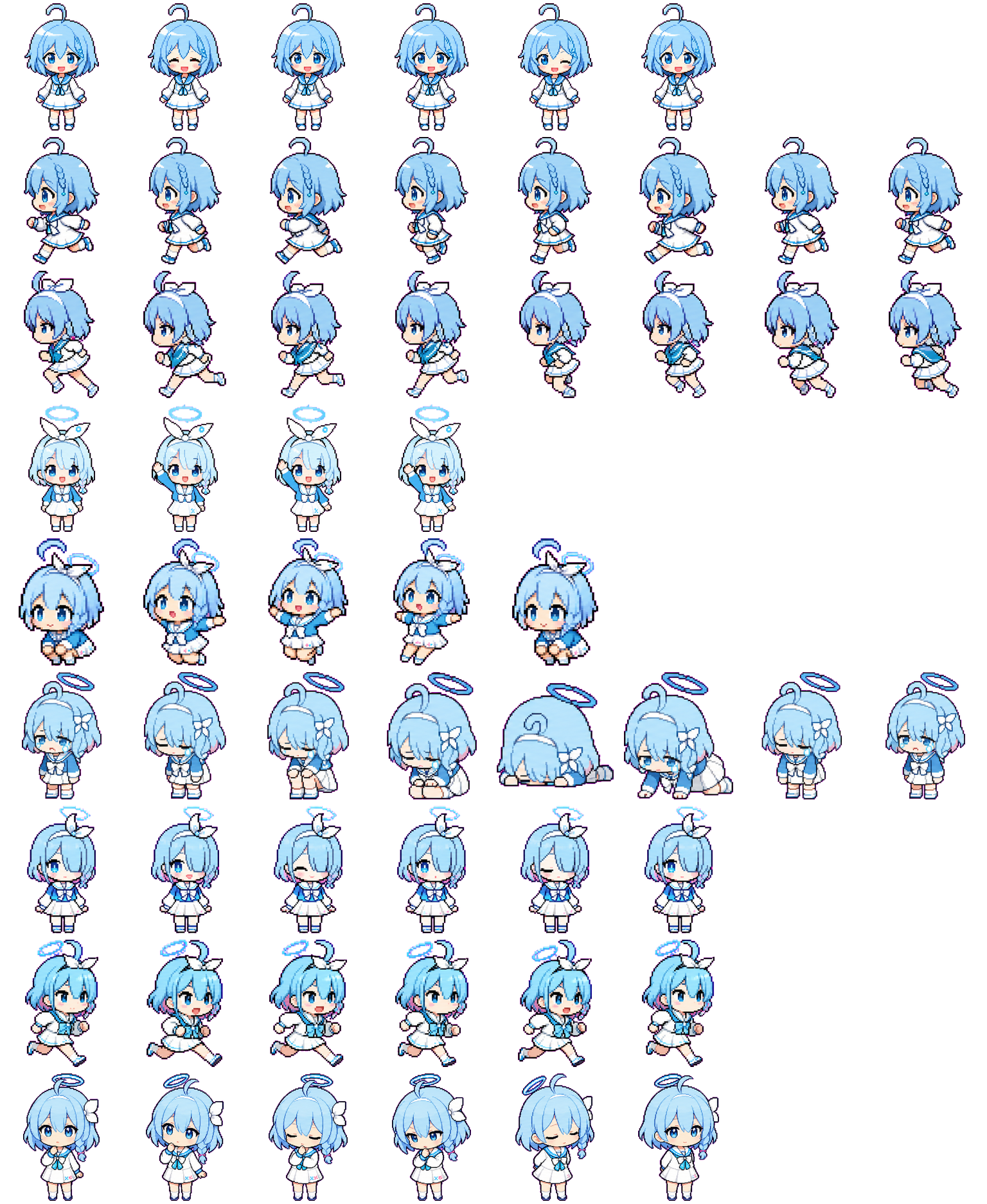 Arona spritesheet preview