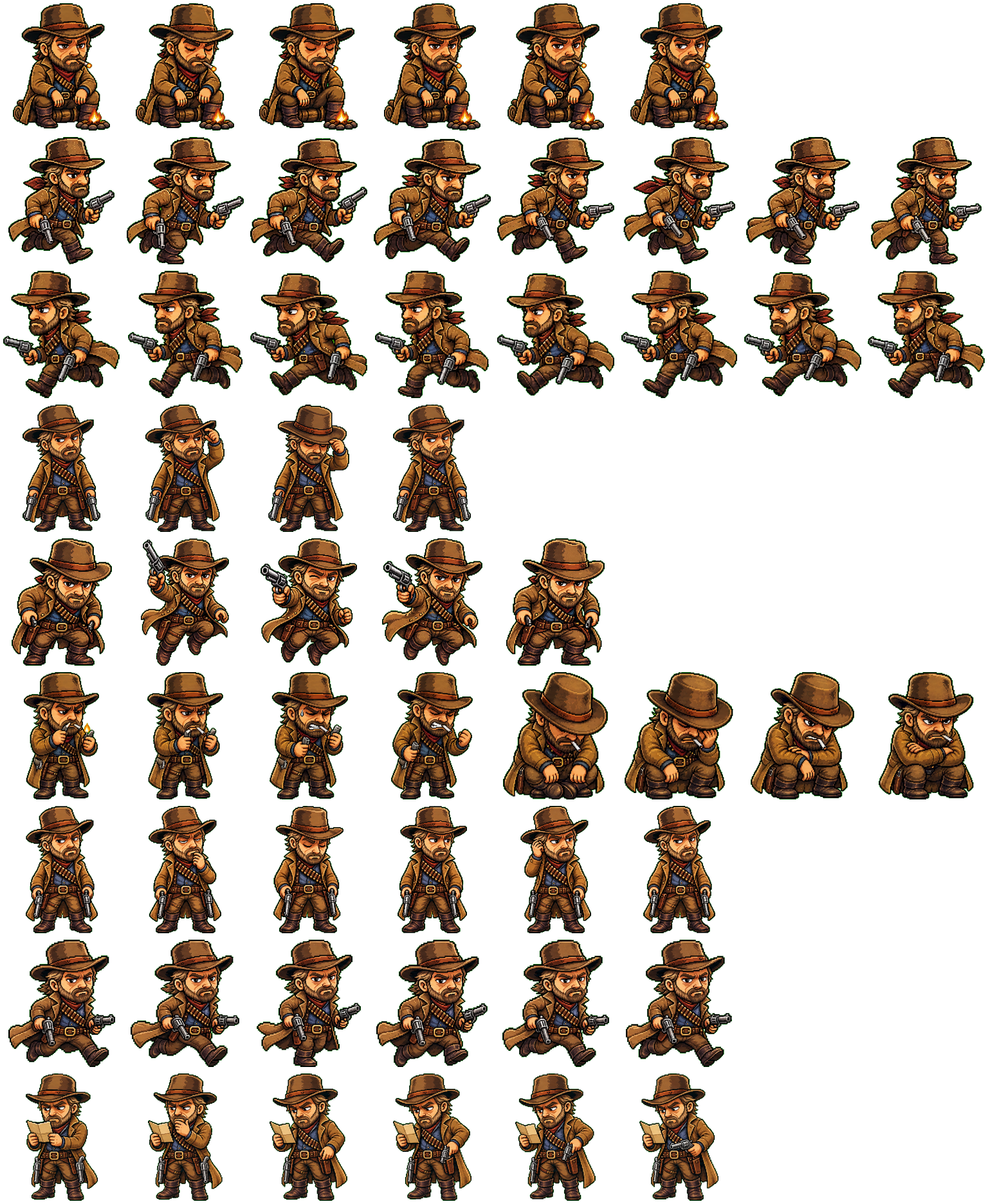 Arthur Mergeon spritesheet preview