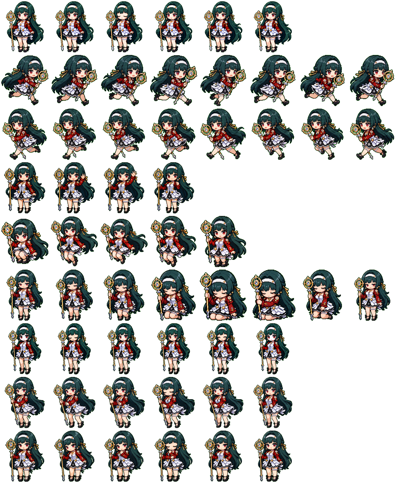 Astra Yao 耀嘉音 spritesheet preview