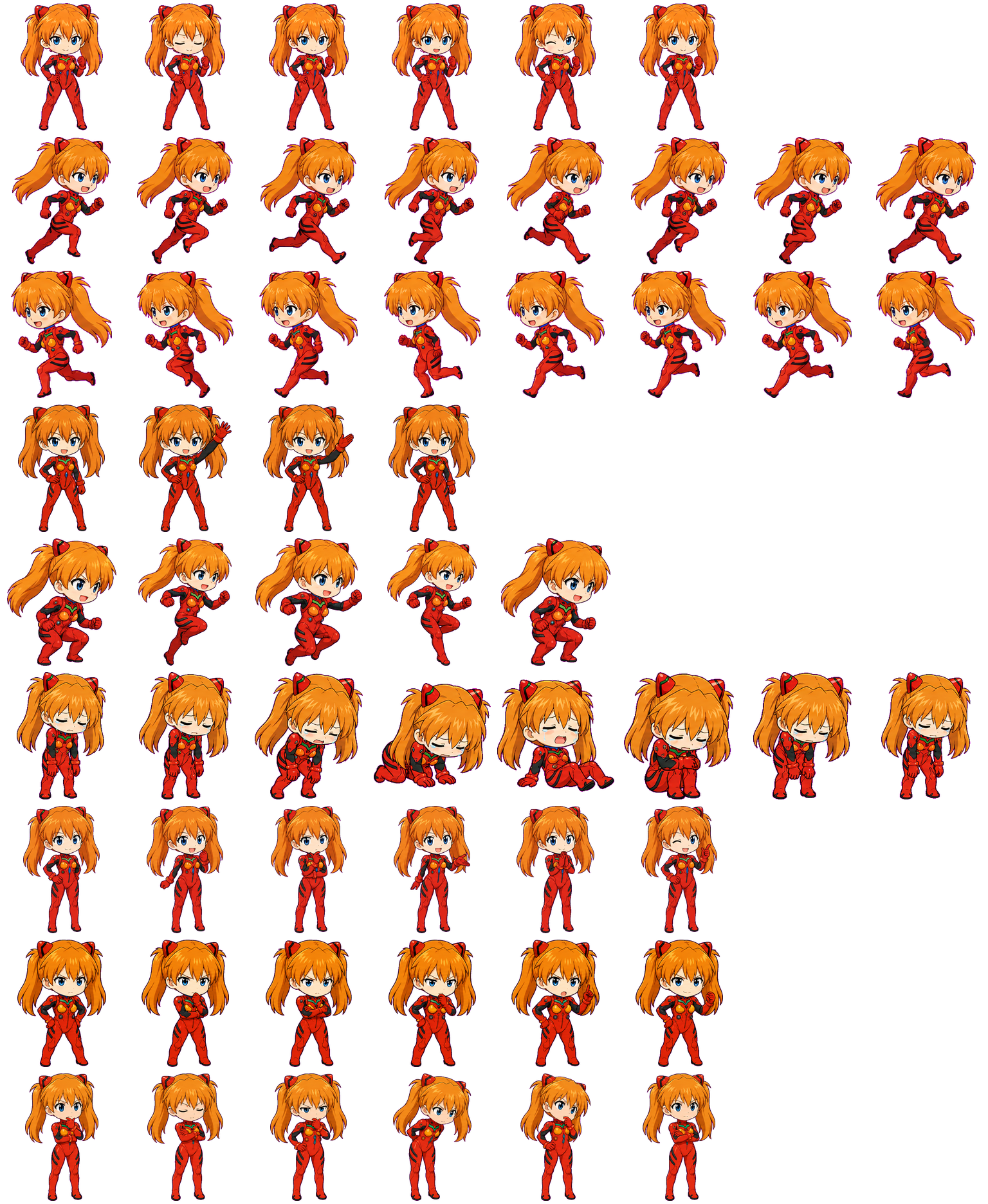 Asuka animated desktop pet preview for Codex Pet