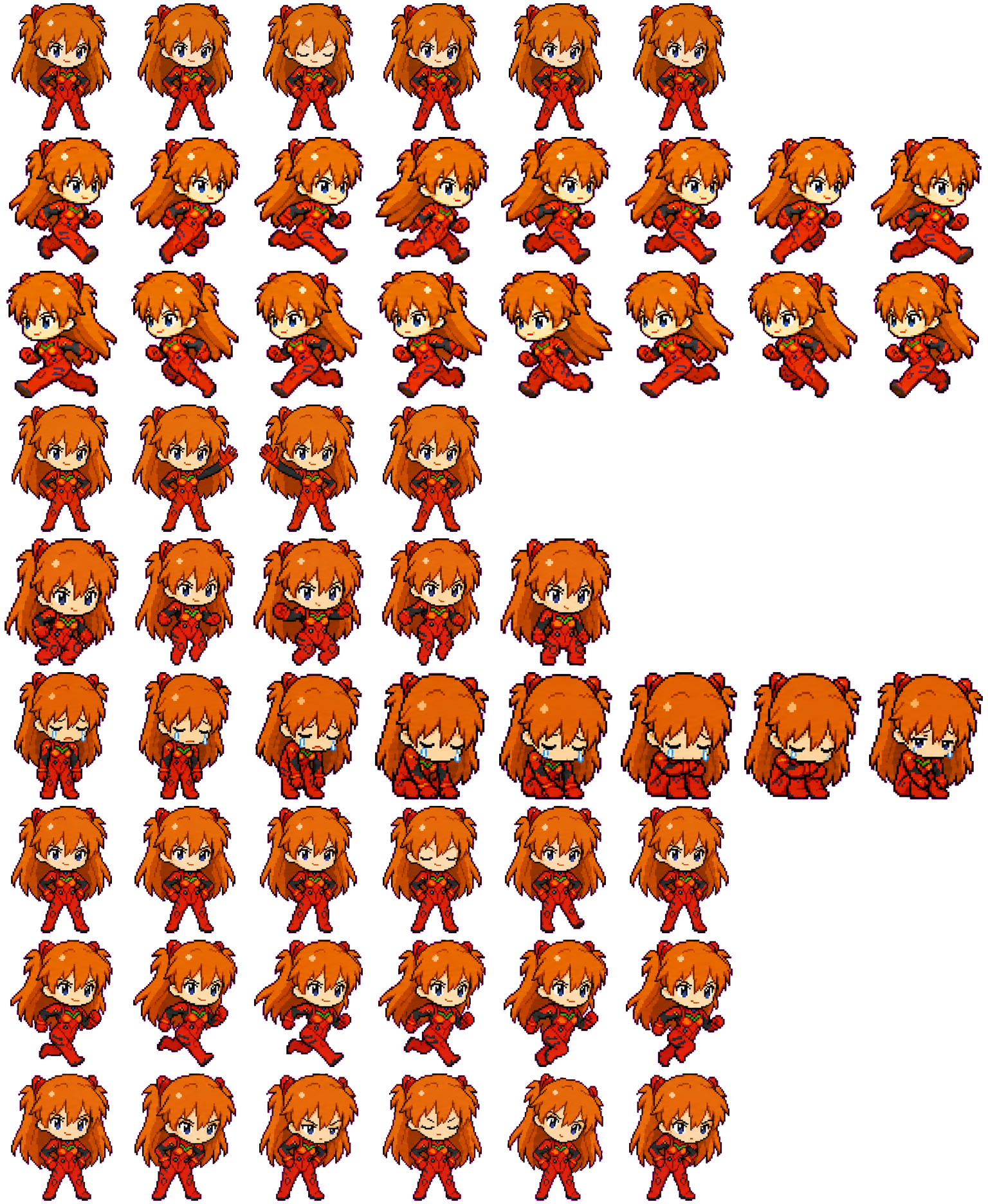 Asuka spritesheet preview