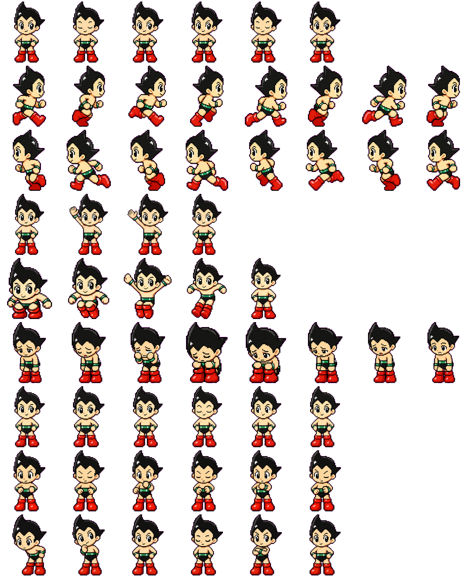 Atom spritesheet preview