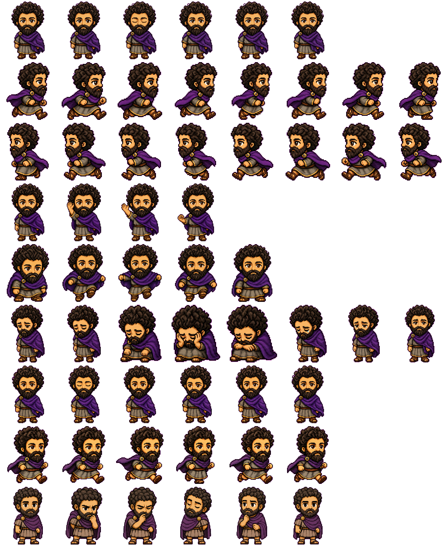 Aurelius spritesheet preview