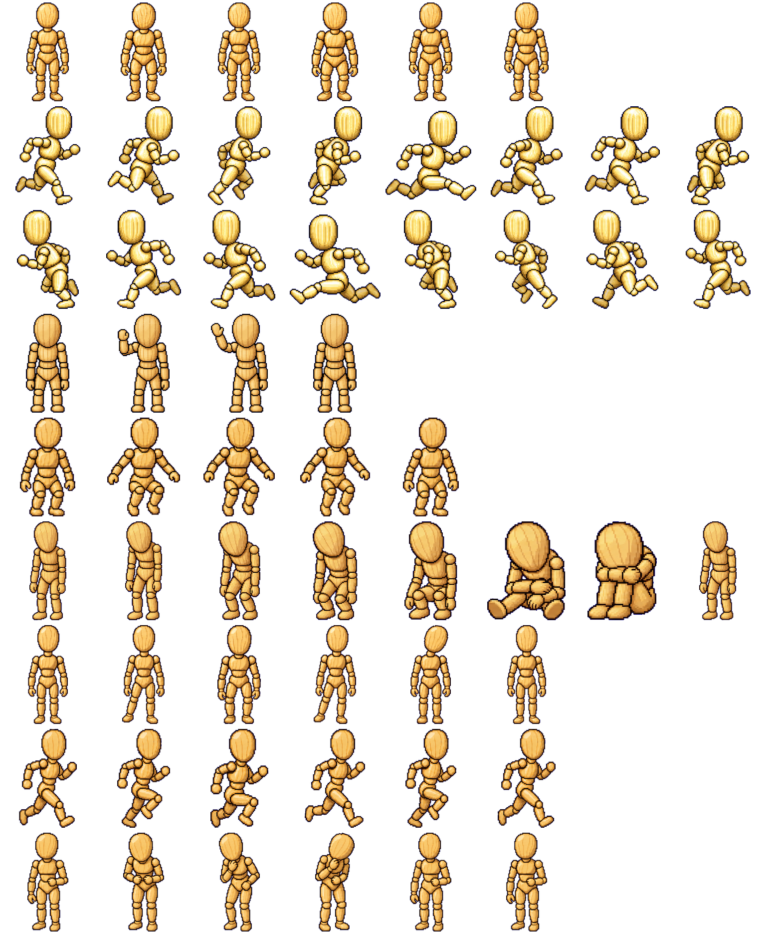 Axel spritesheet preview