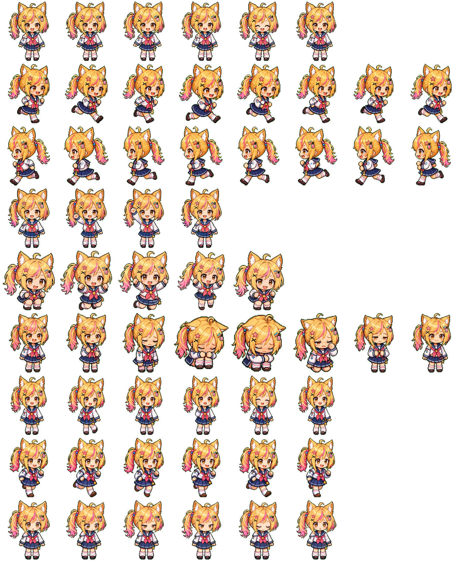 Aya spritesheet preview