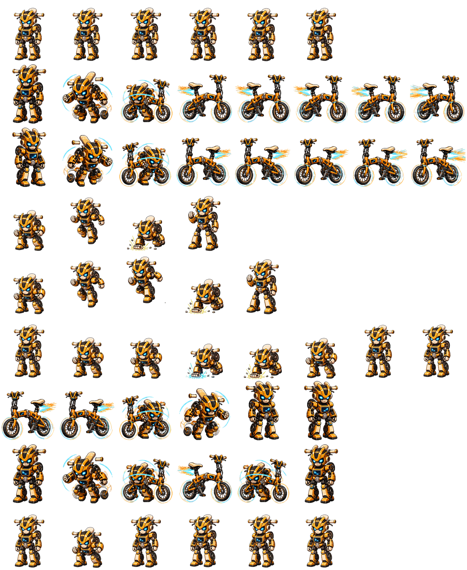 阿哲小折 BikeBot 移動修正版 Codex Pet 动态桌面宠物预览图