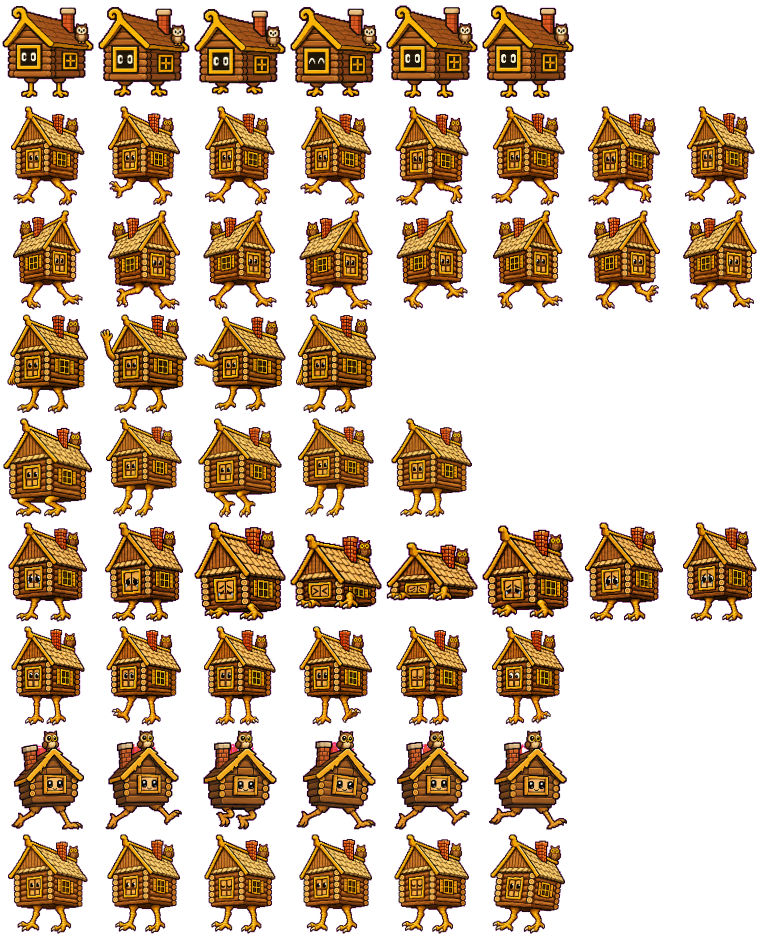 Baba Hut spritesheet preview