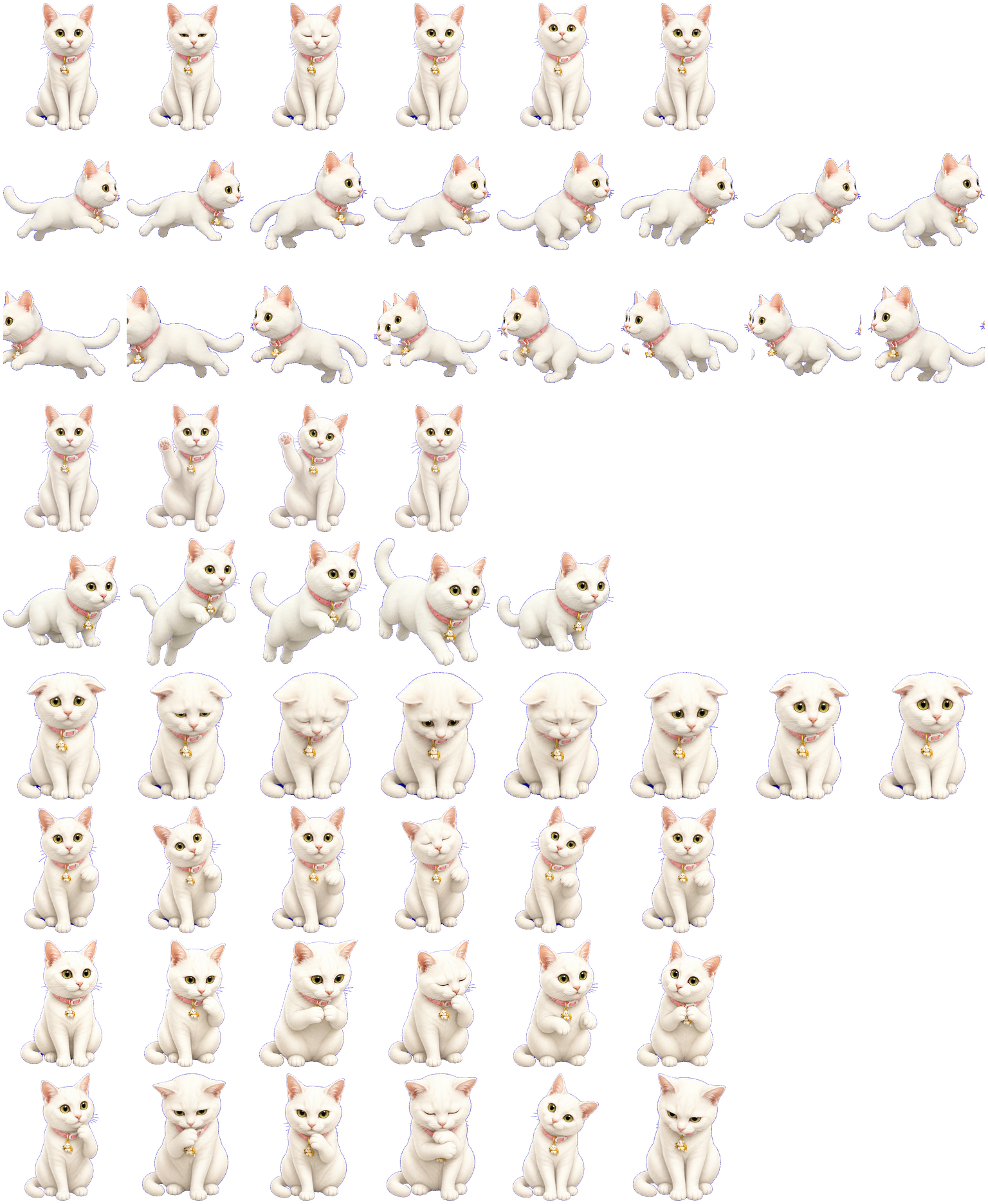 白猫 Codex Pet 动态桌面宠物预览图
