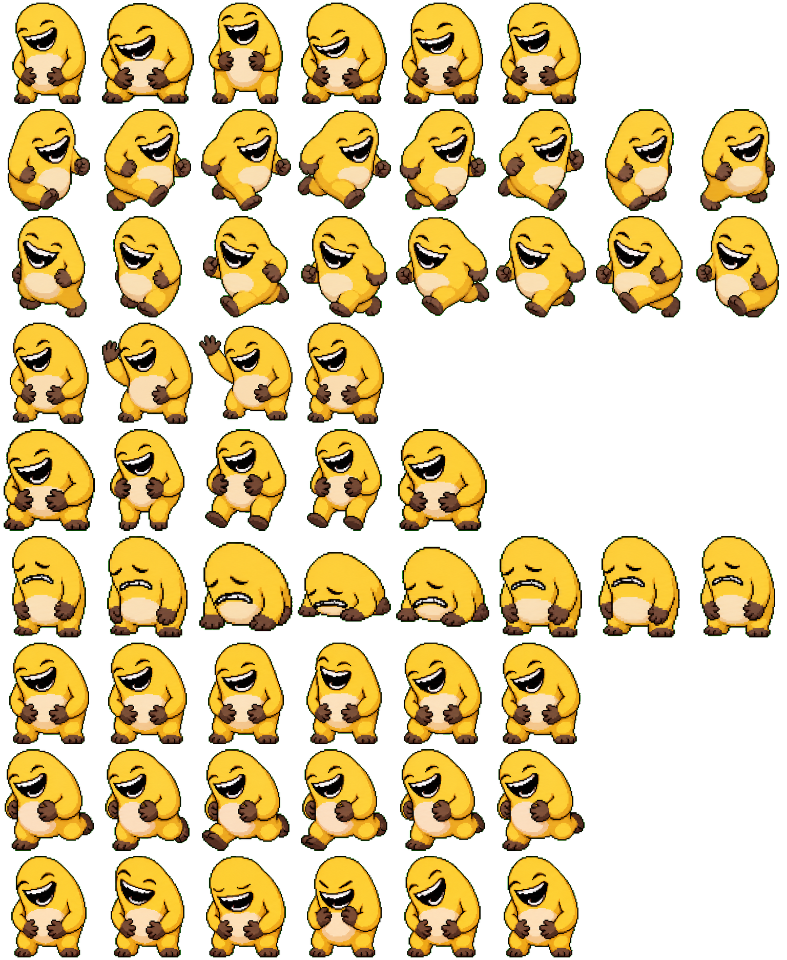 Laughing Nailong spritesheet preview