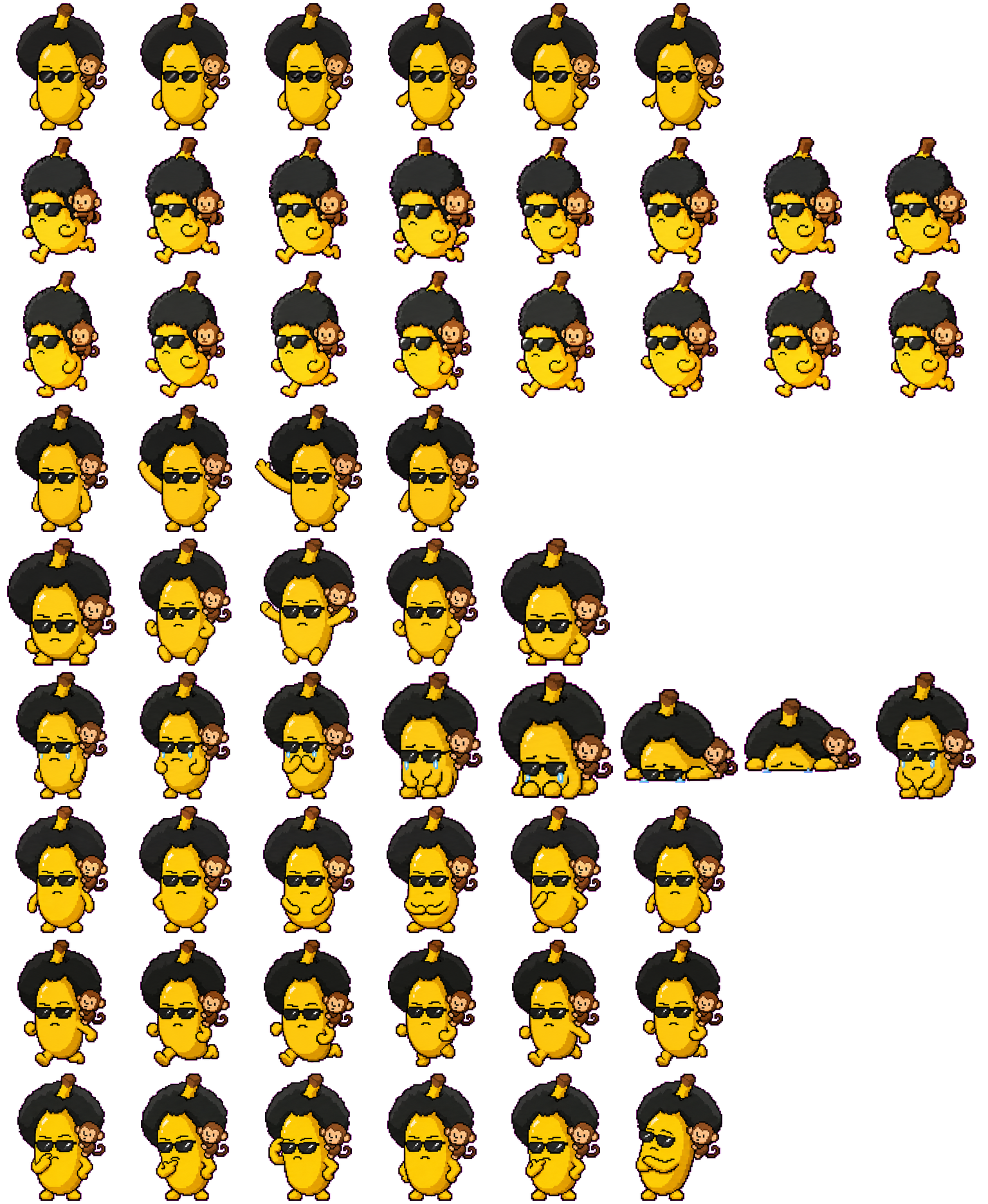 Banani spritesheet preview