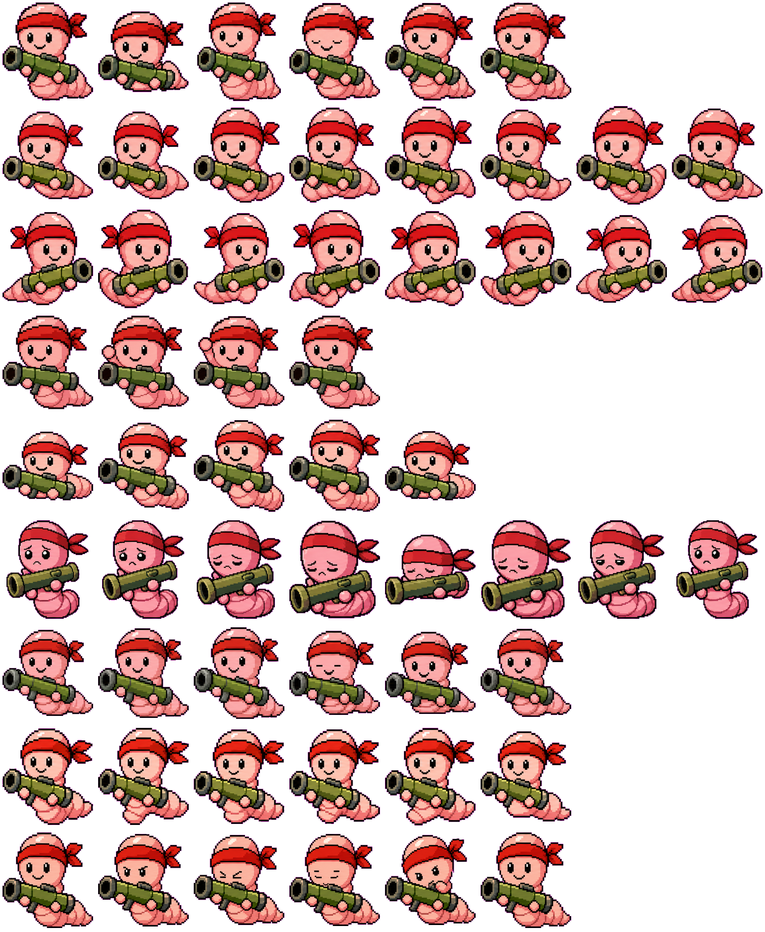 Bandook spritesheet preview