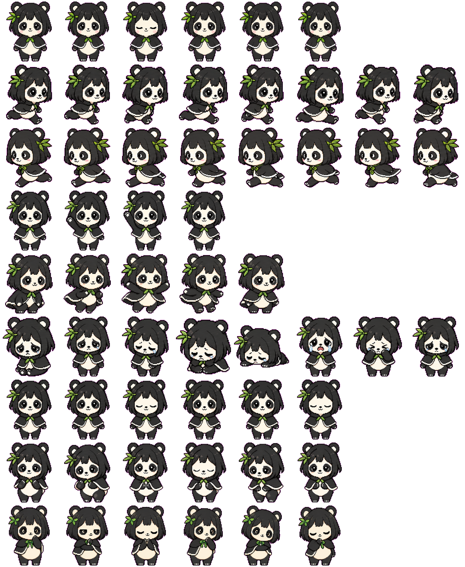 Baobao spritesheet preview