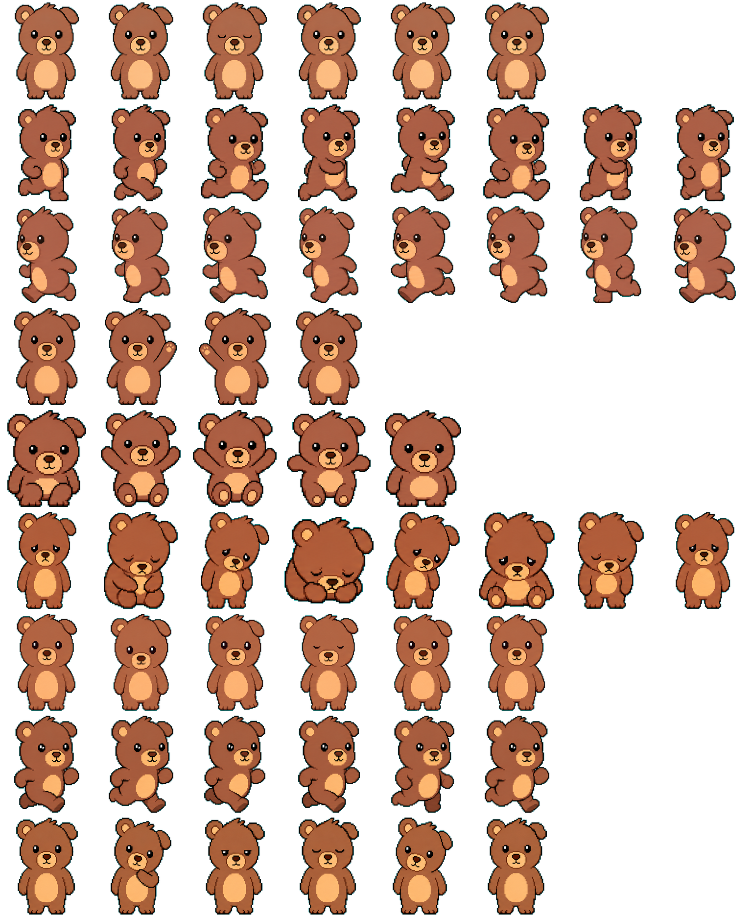 Barry spritesheet preview