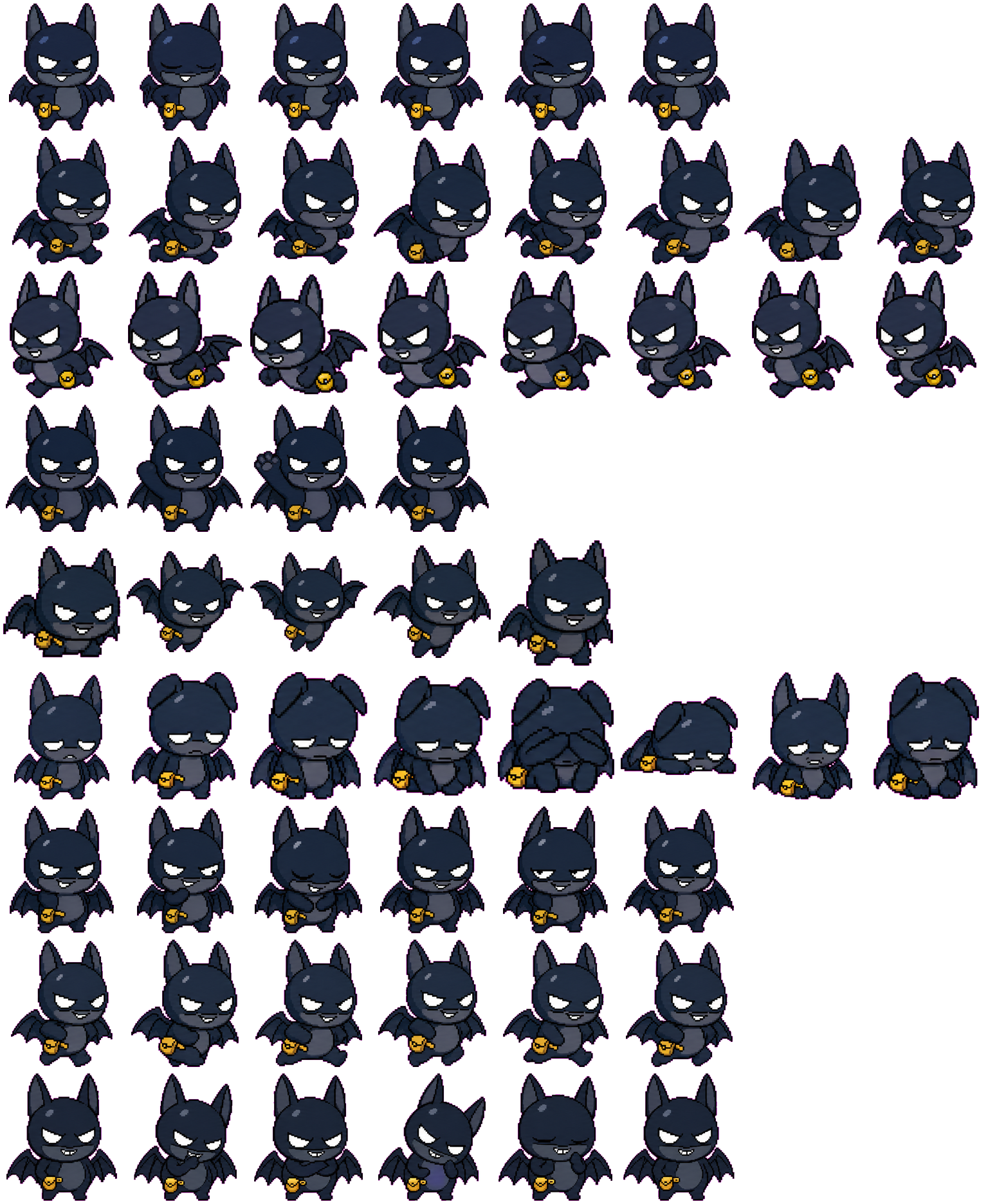 Batmeme spritesheet preview