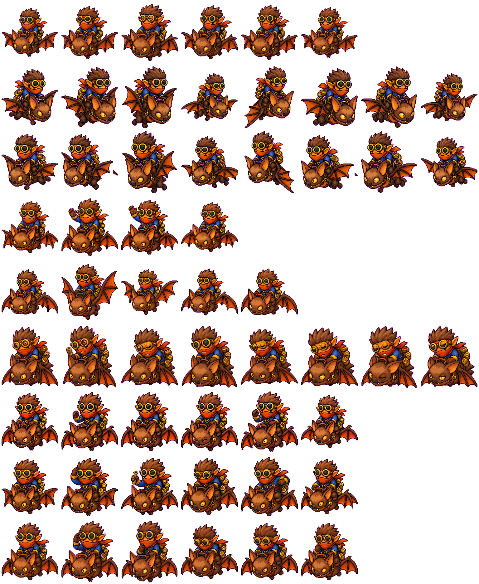 Batrider Pixel animated desktop pet preview for Codex Pet