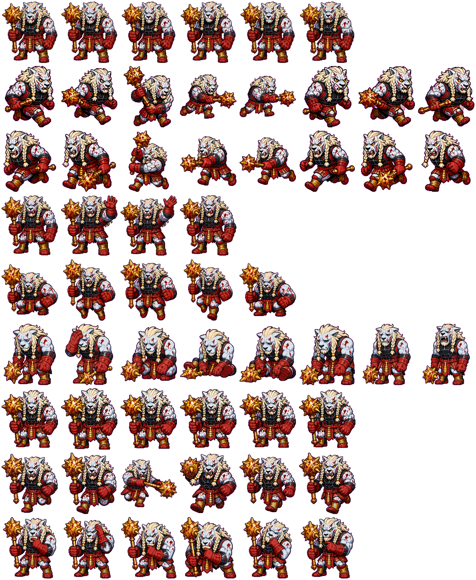Battle Beast spritesheet preview