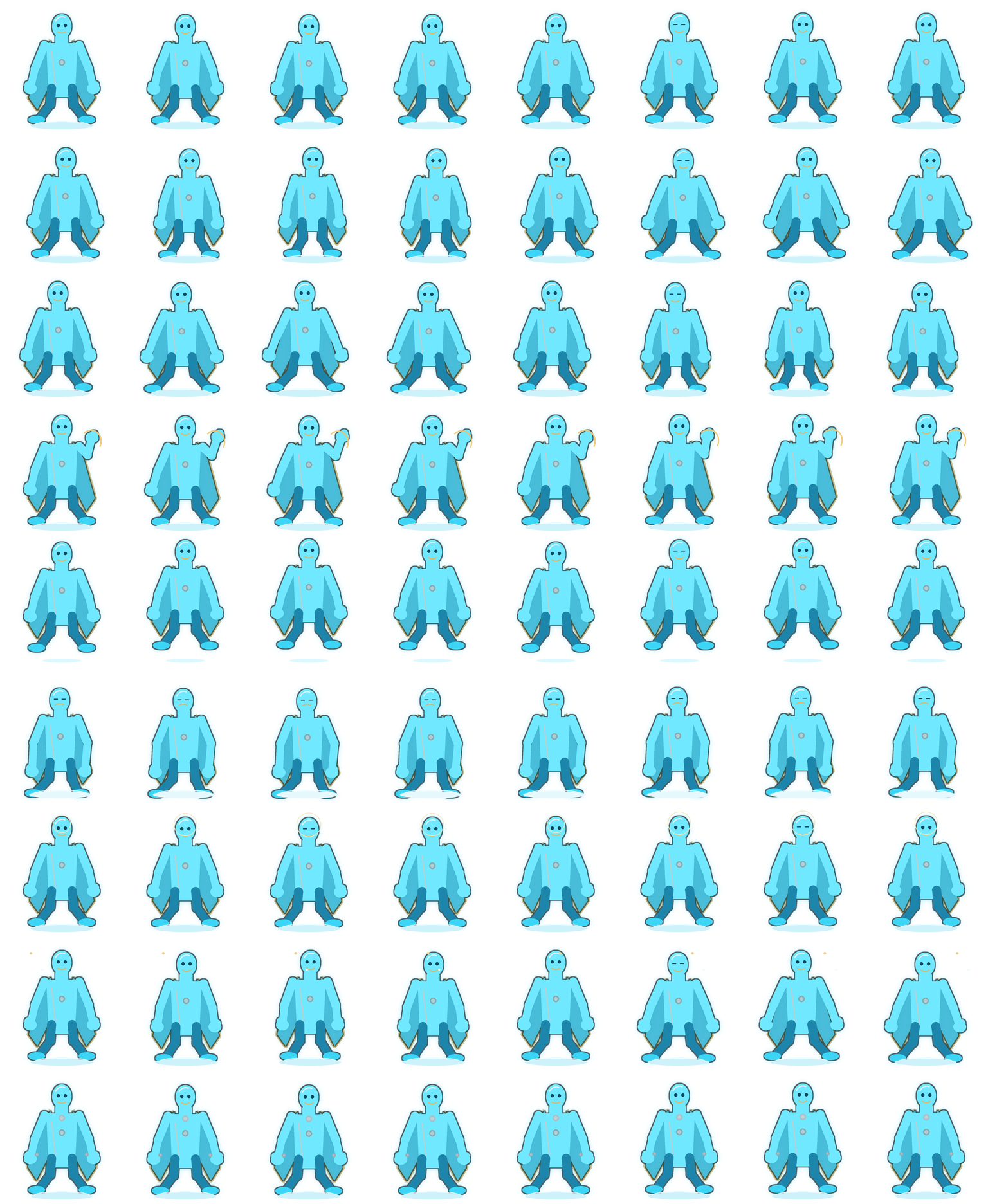 Ben spritesheet preview