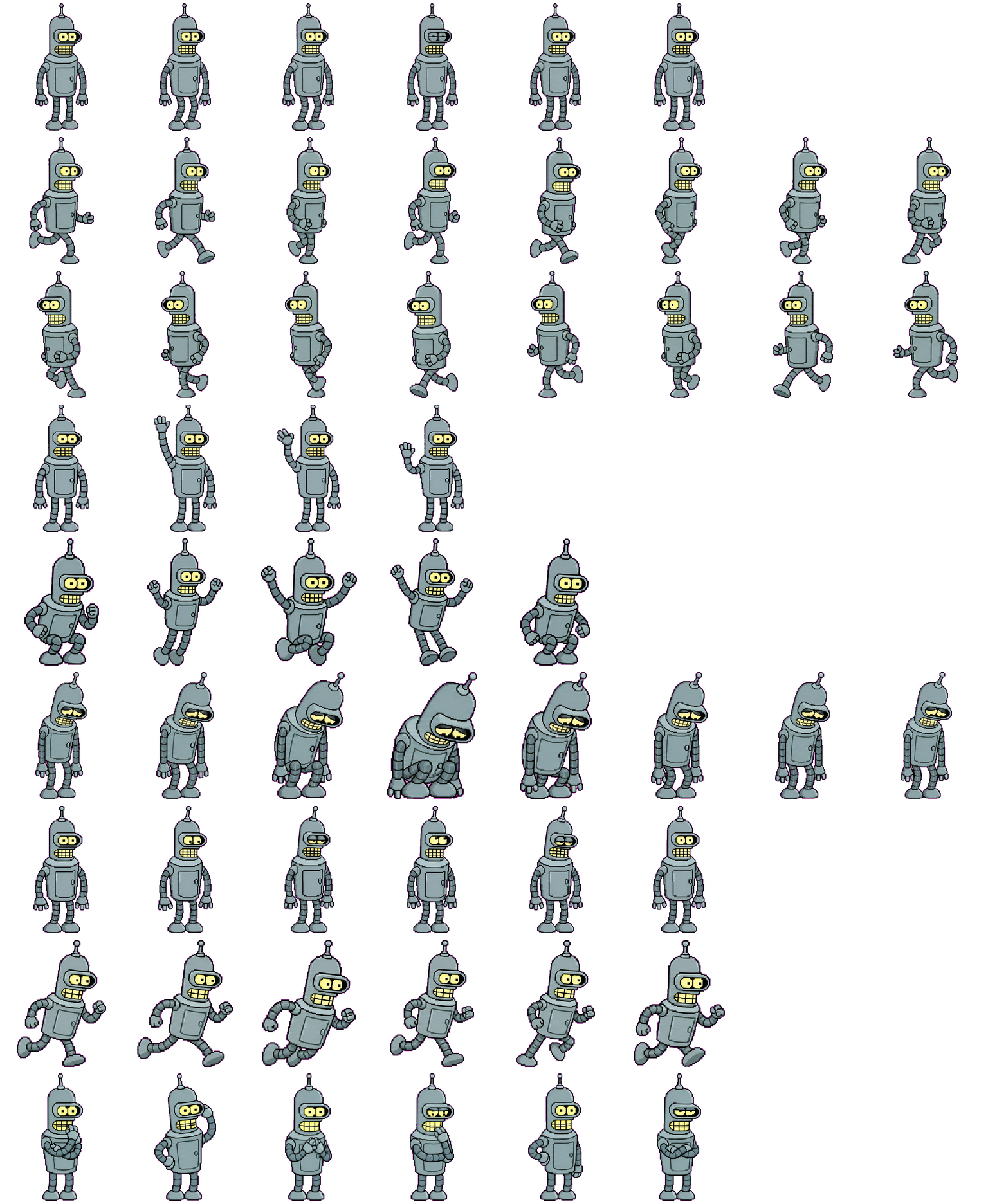 Bender spritesheet preview